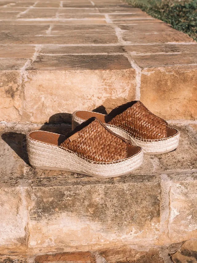 Toni Pons Isolda espadrille compensée toile talon 7 cm