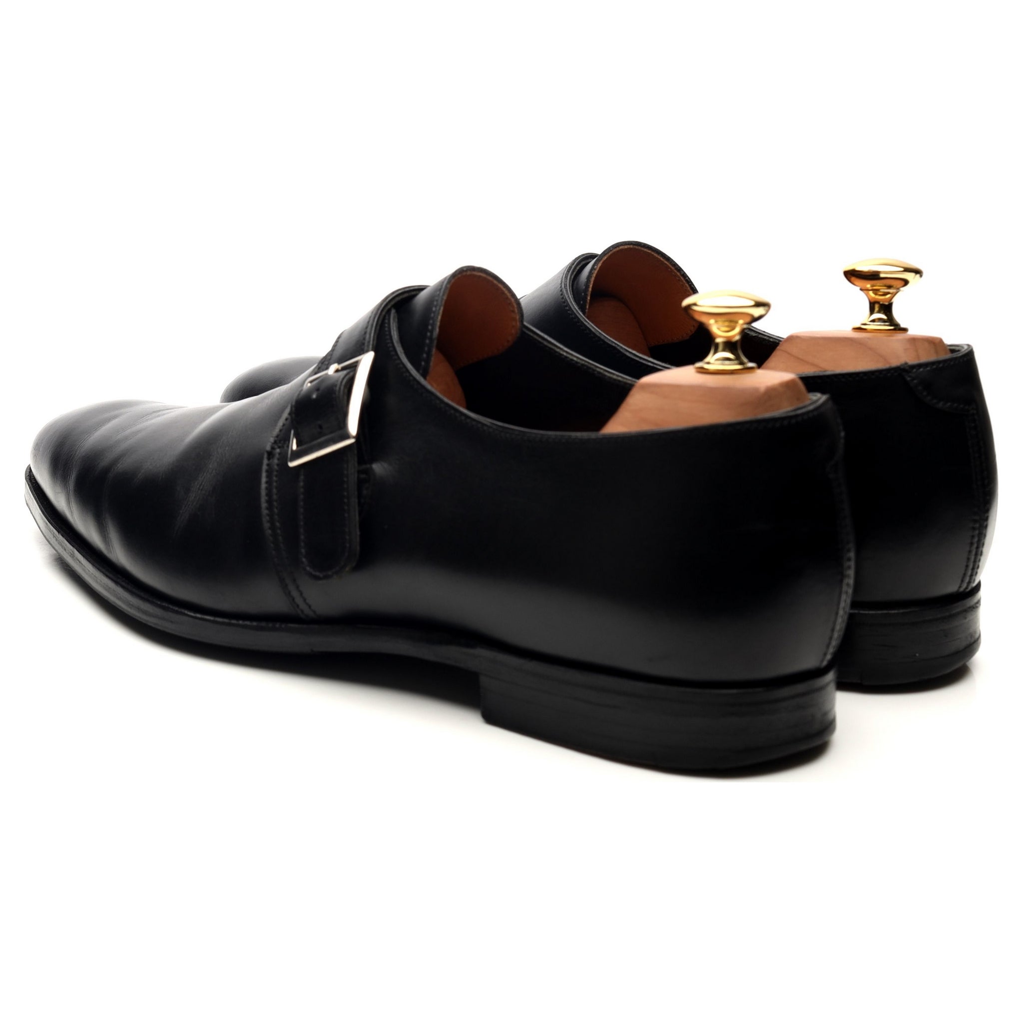 Crockett & Jones Savile 4 monk cuir noir UK 10