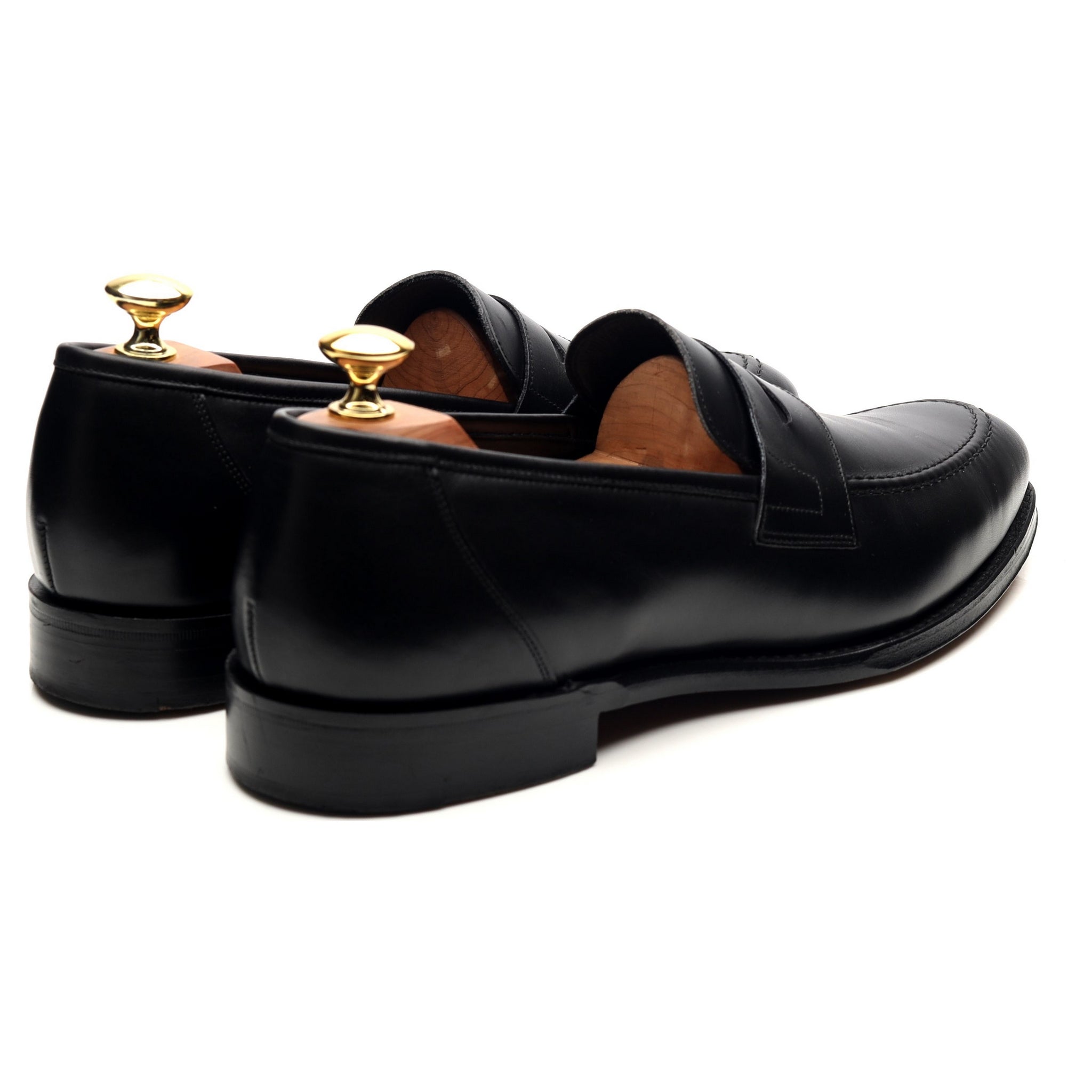Loake Anson mocassin cuir noir 8,5 penny