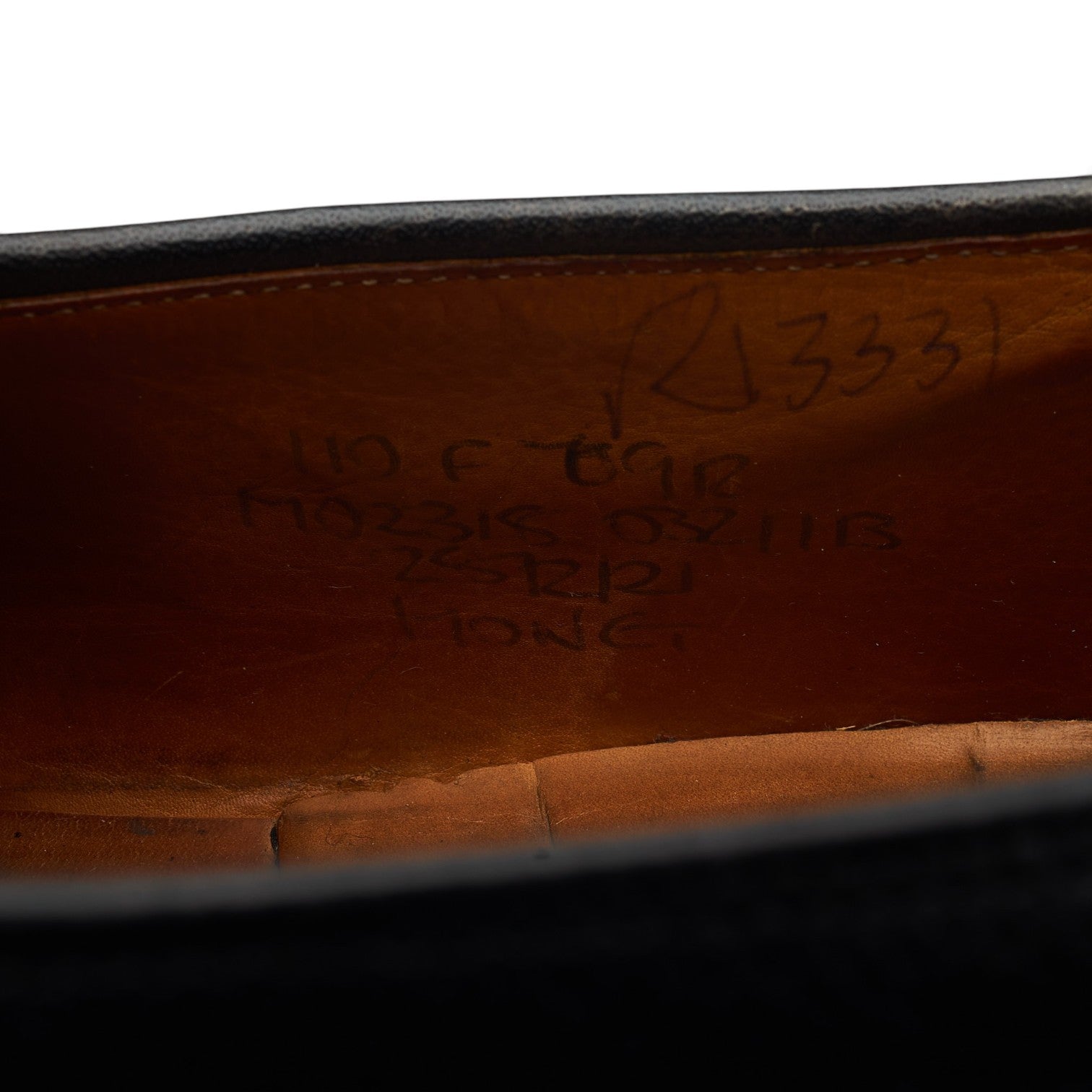 Church's Monet mocassins cuir noir grainé UK 11