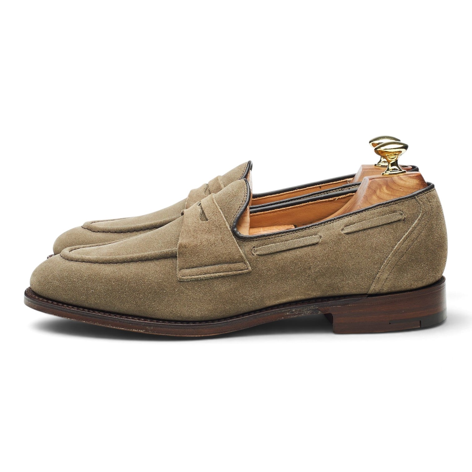 Church's Widnes mocassins daim pierre UK 6.5 large