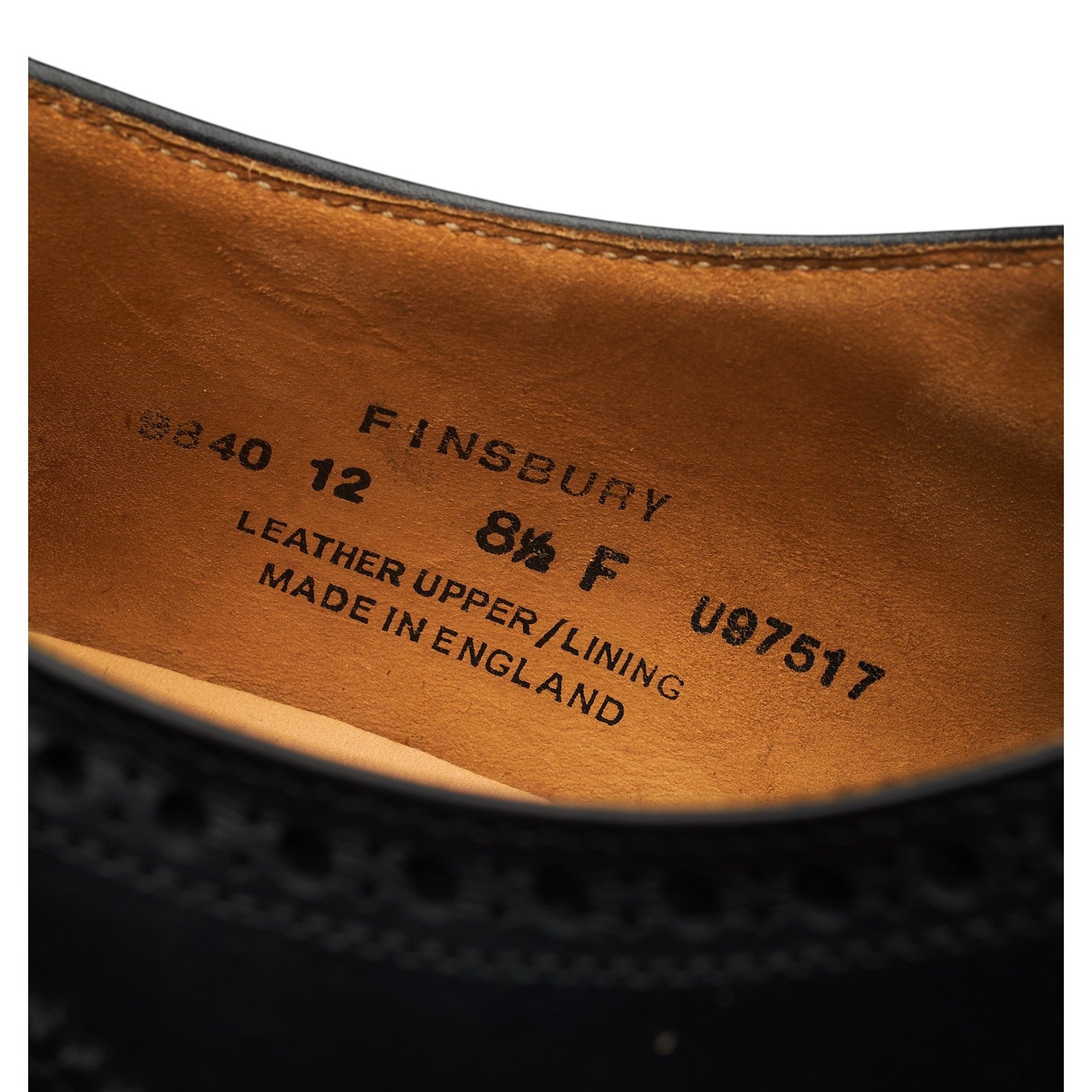 Crockett & Jones Finsbury oxford brogue noir UK 8.5