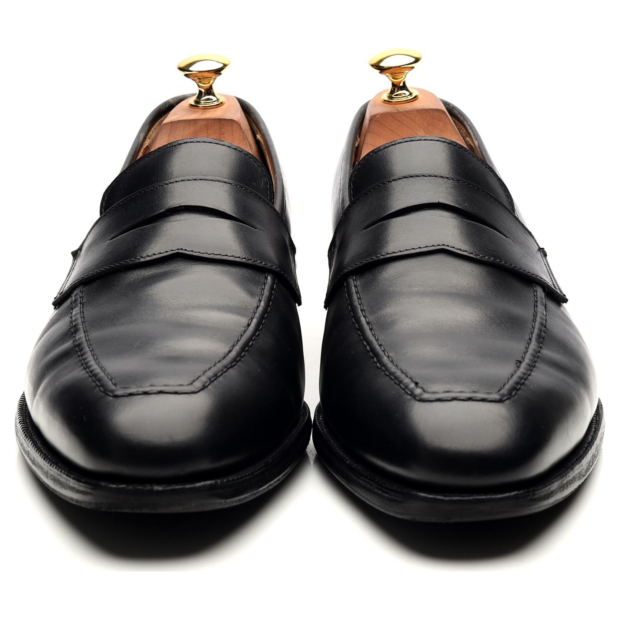 Shipton & Heneage Somerset mocassins cuir noir UK 10,5