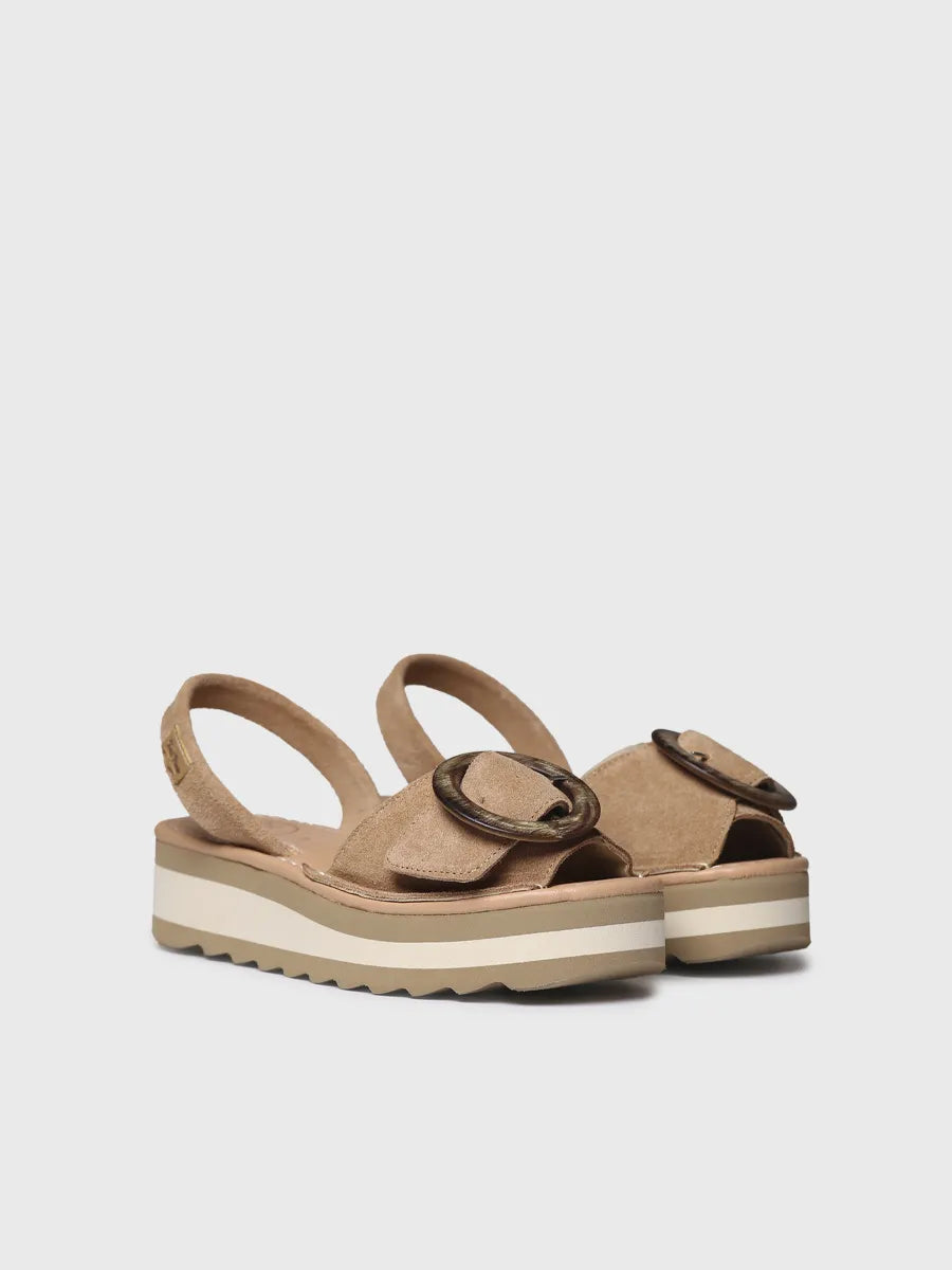 Toni Pons Saura sandale compensée boucle décorative