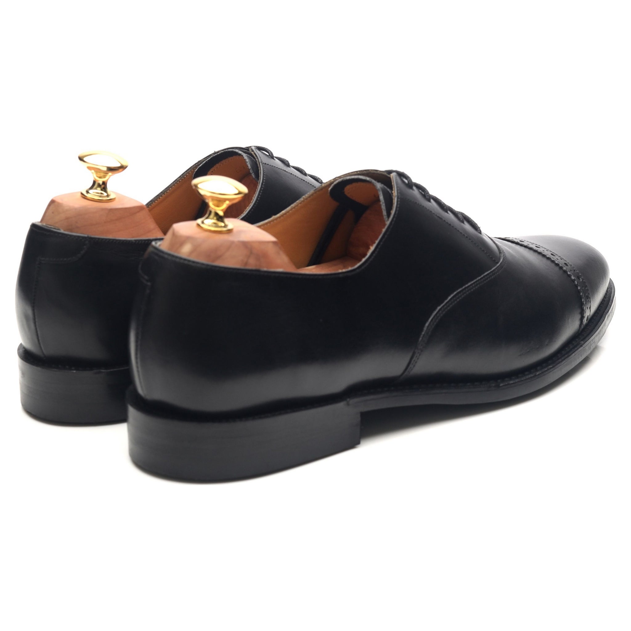 Barker oxford brogue cuir noir UK 10