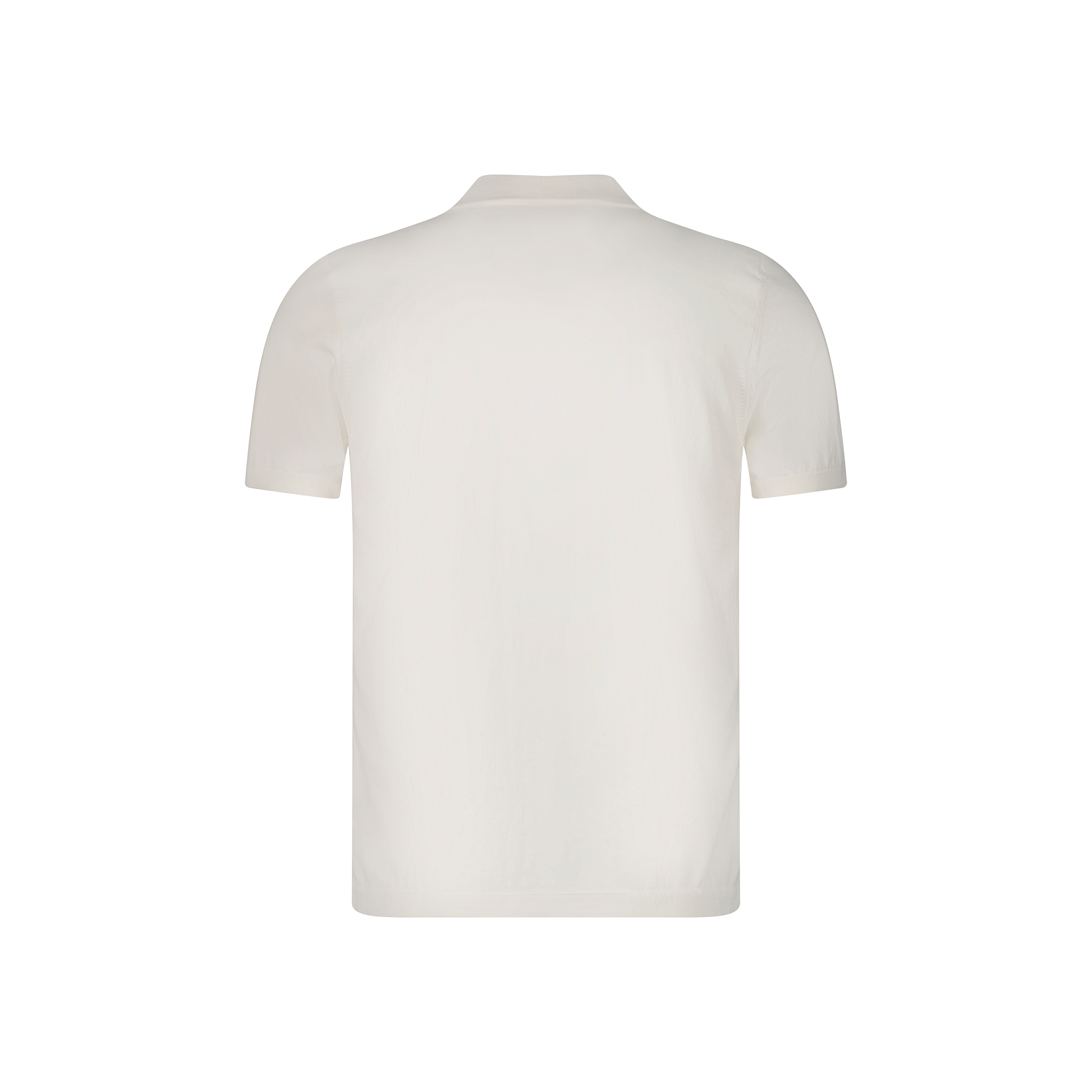 Rivieras PS04 polo maille écru coton boutoné