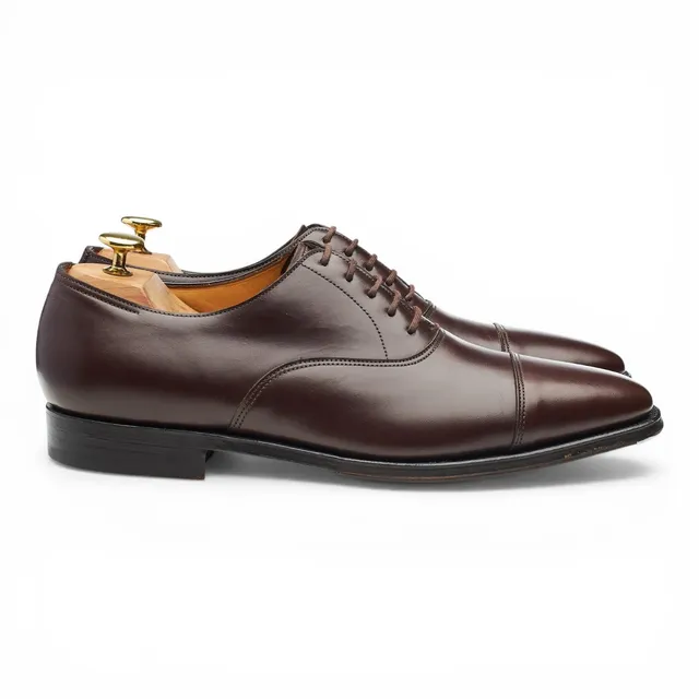 John Lobb Kennet richelieu cuir marron pointure 9 UK