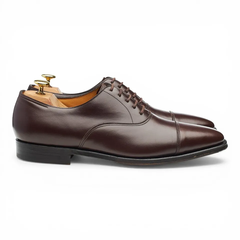 John Lobb Kennet richelieu cuir marron pointure 9 UK