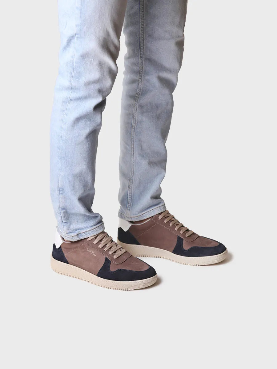 Toni Pons Dublin baskets daim taupe homme