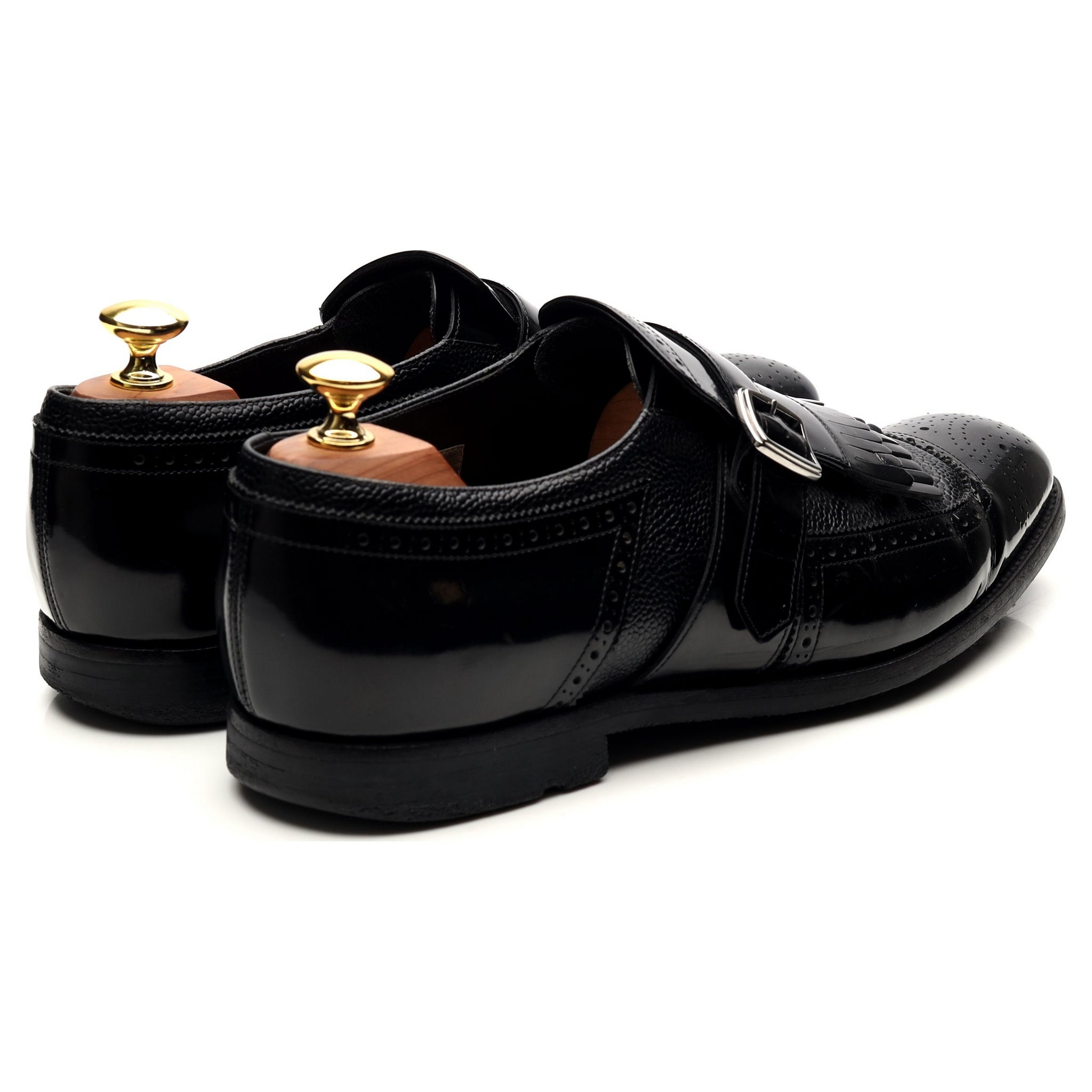 Church’s Shanghai monk strap cuir noir UK 8