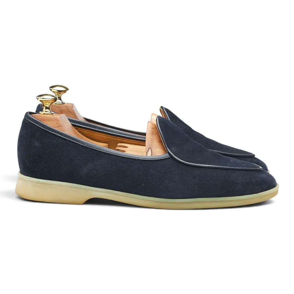 Baudoin & Lange Sagan Stride loafers daim bleu 7.5 UK