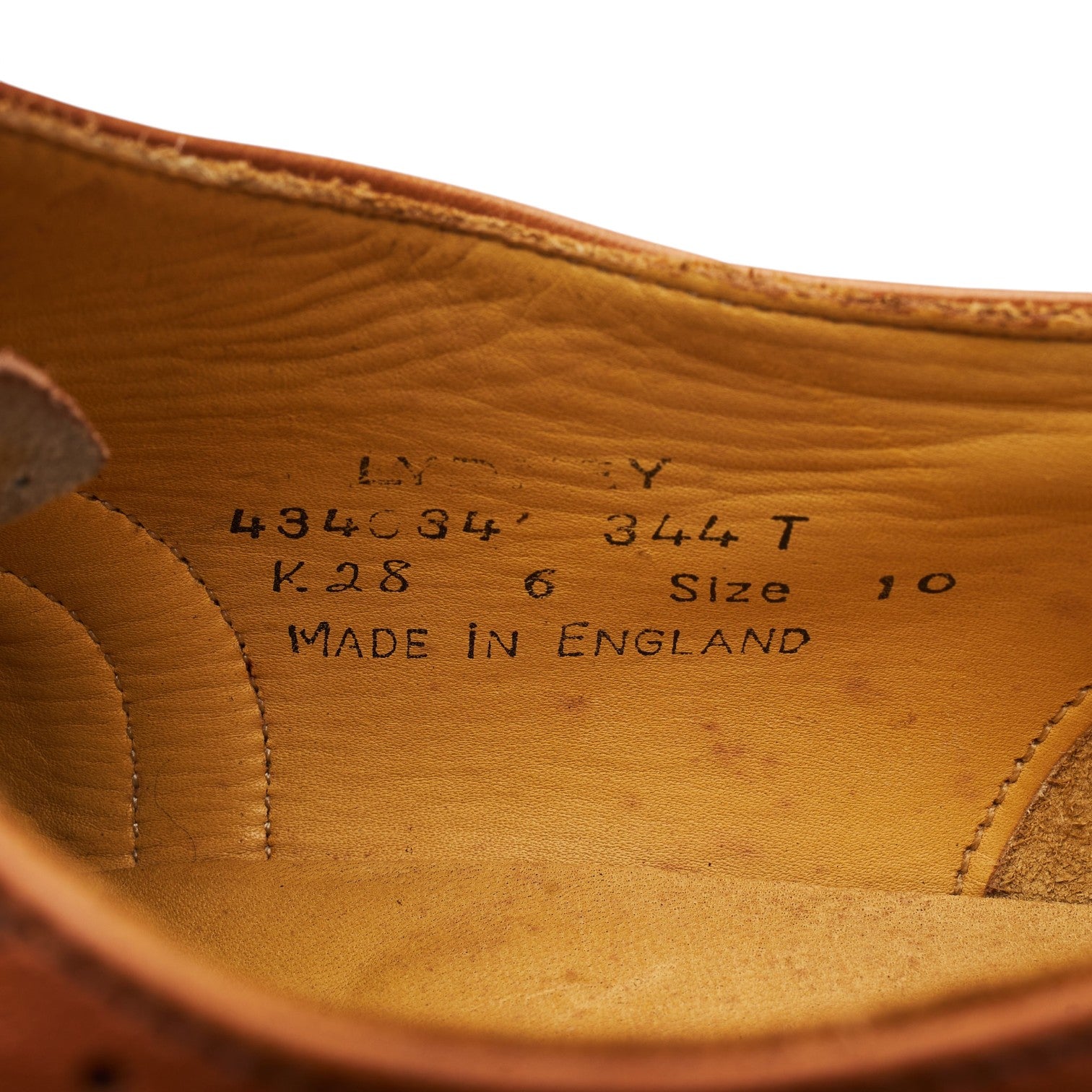 Loake Vintage Lydney oxford cuir marron 10 UK