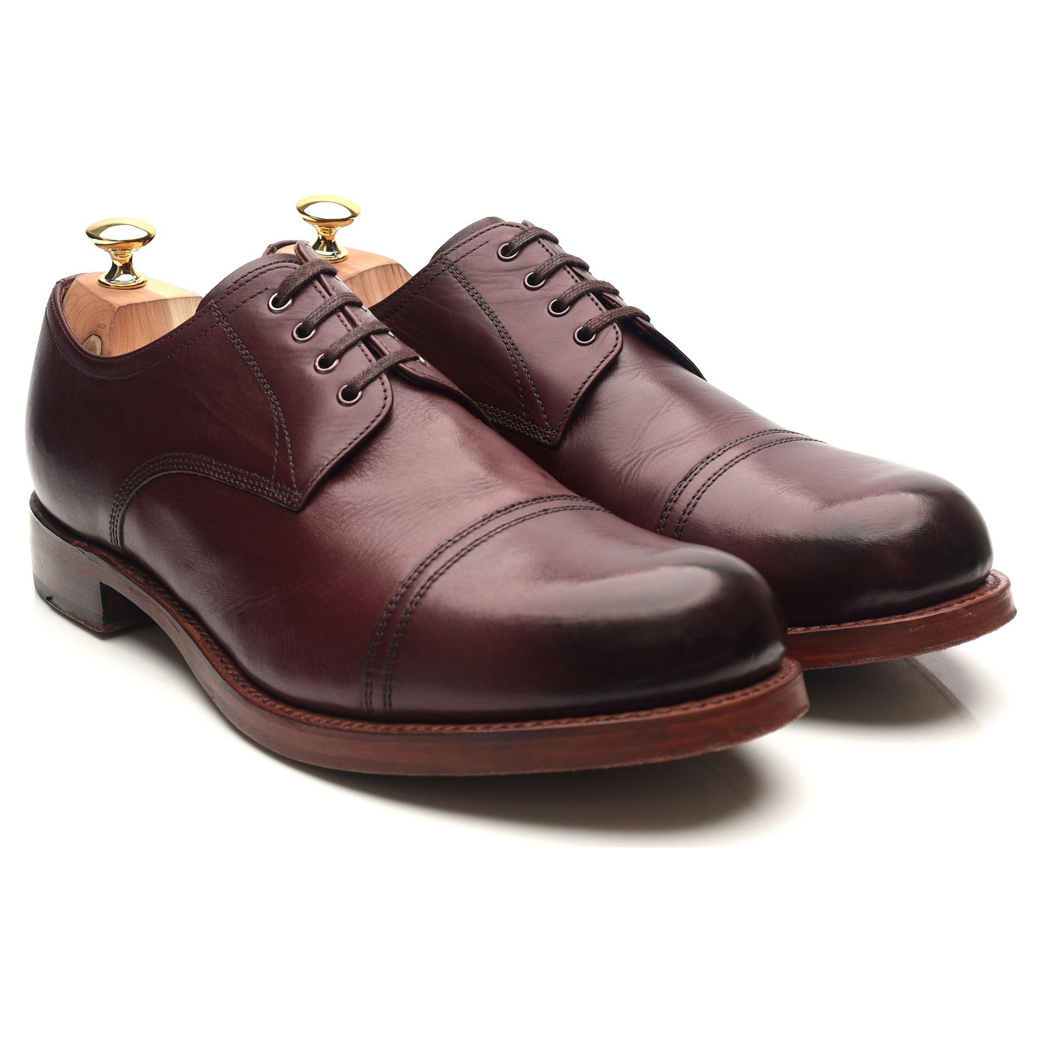 Grenson Rhys derby cuir bordeaux pointure UK 11