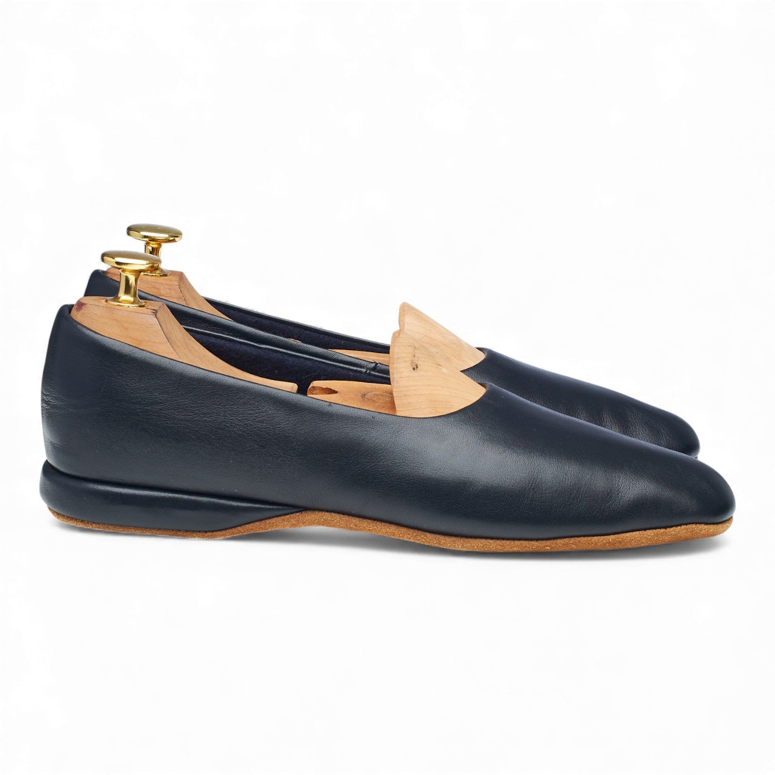 Church's Corinth 3 chaussons cuir bleu marine UK 4