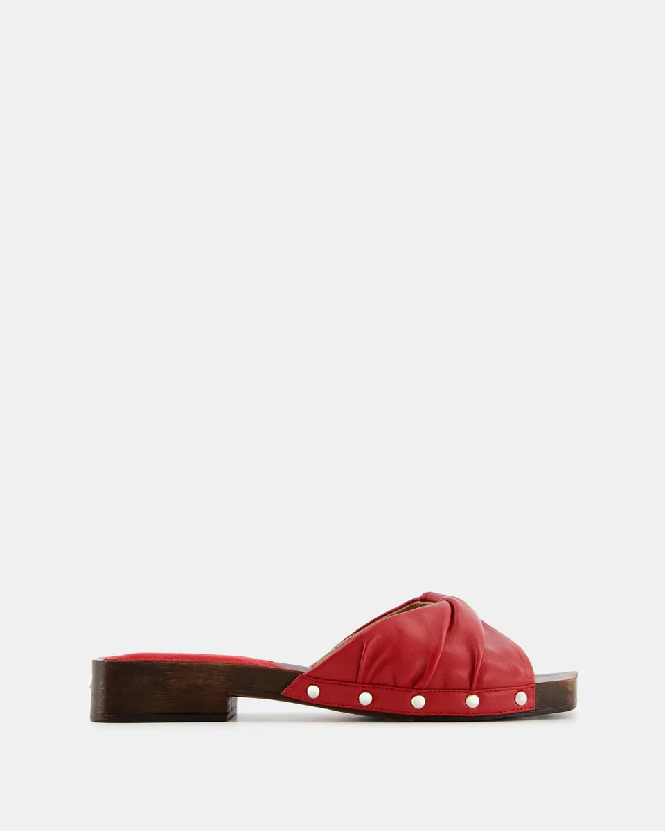 Nodaleto Bulla Mellow sabots rouge midnight