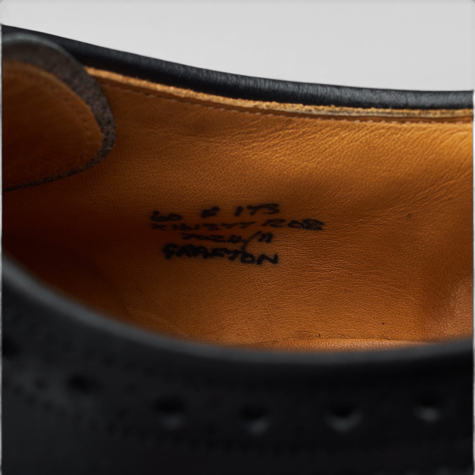 Church's Grafton derbies cuir noir brogues UK 6
