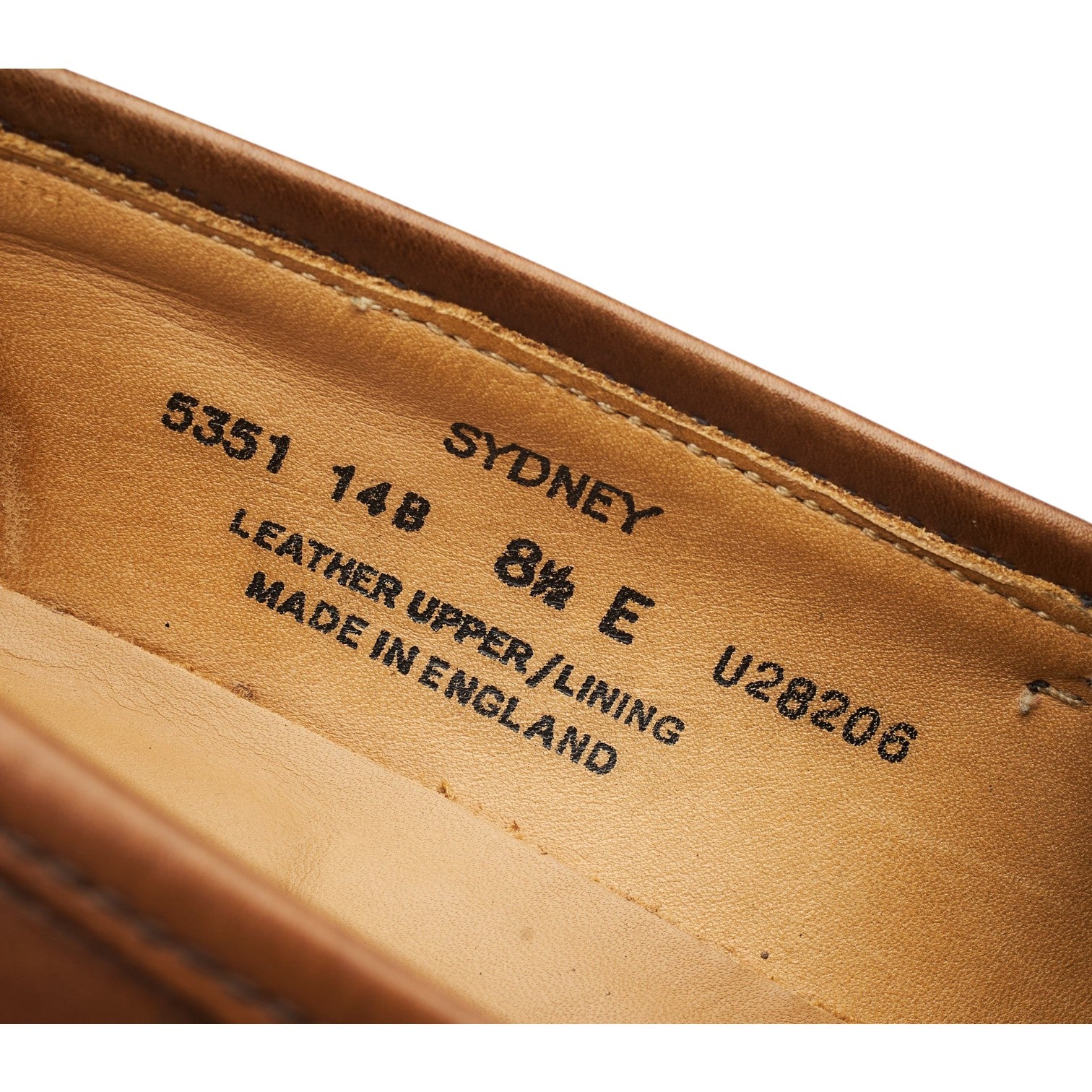 Crockett & Jones Sydney mocassins cuir marron UK 8.5