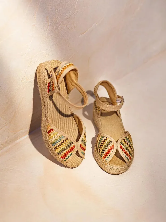 TONI PONS Bella-Ma espadrilles raphia multicolore