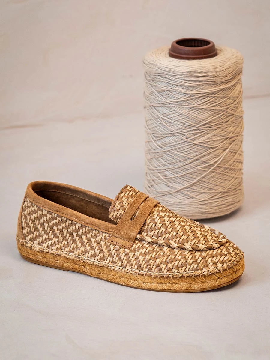 Toni Pons OSOR80 espadrilles homme cuir tressé