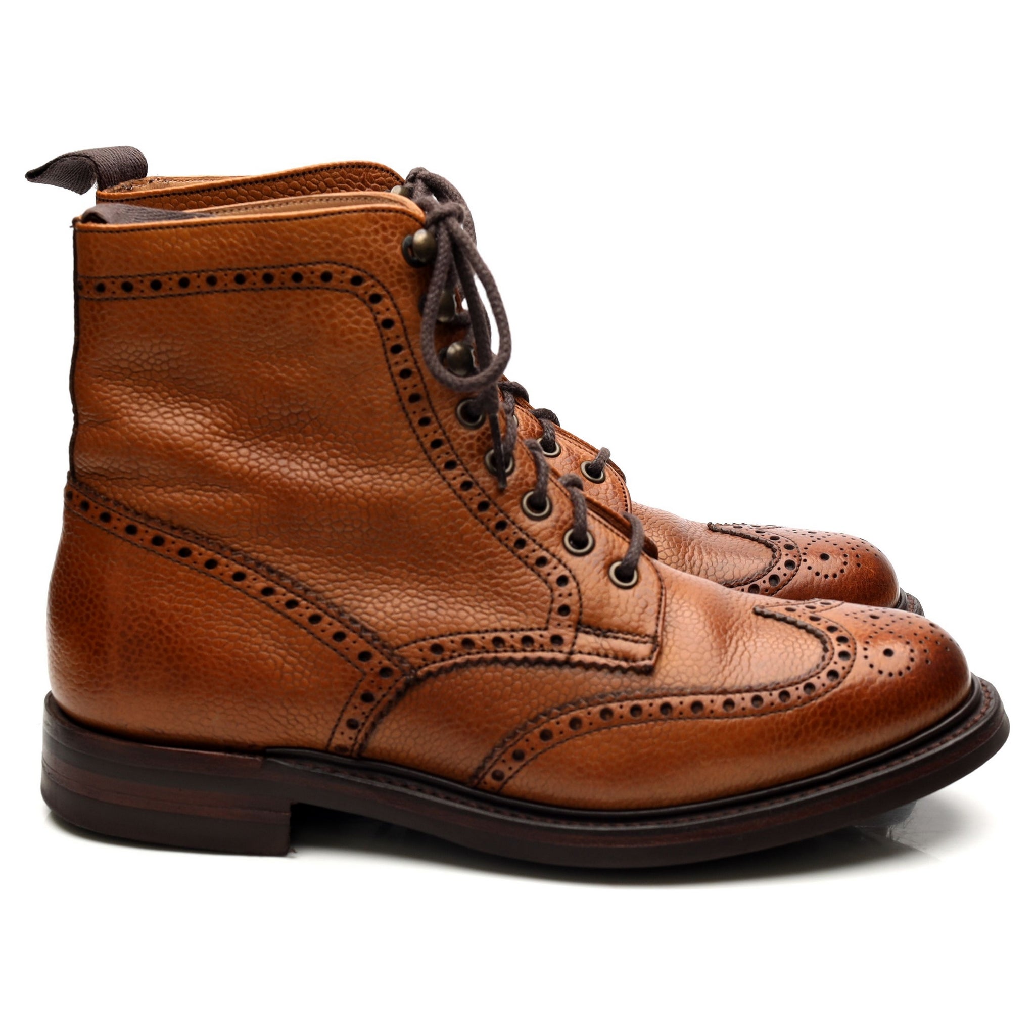 Cheaney Olivia bottines brogues cuir marron 38
