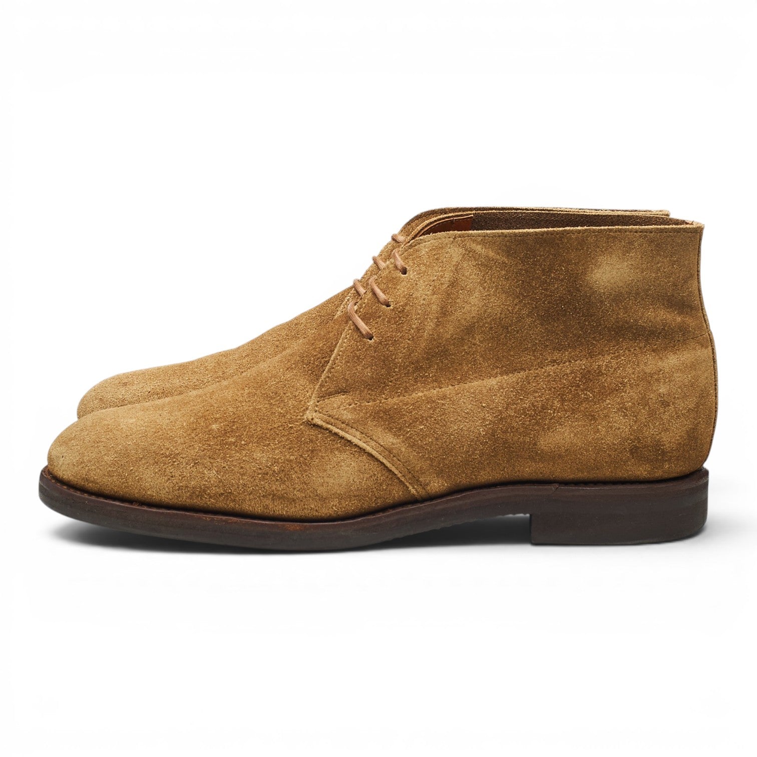 Shipton & Heneage Ranger bottines suède beige UK 8