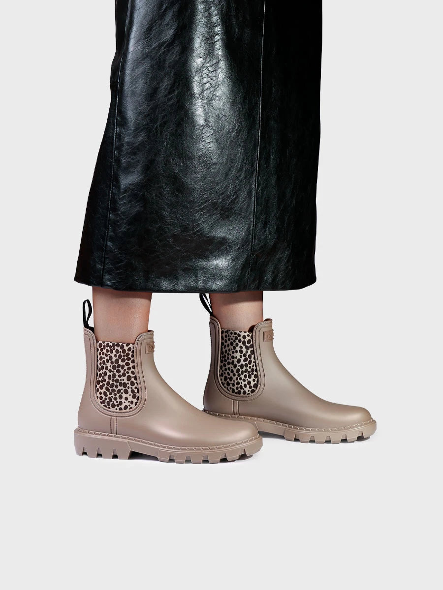TONI PONS CLAYTON bottine pluie femme imprimé animal