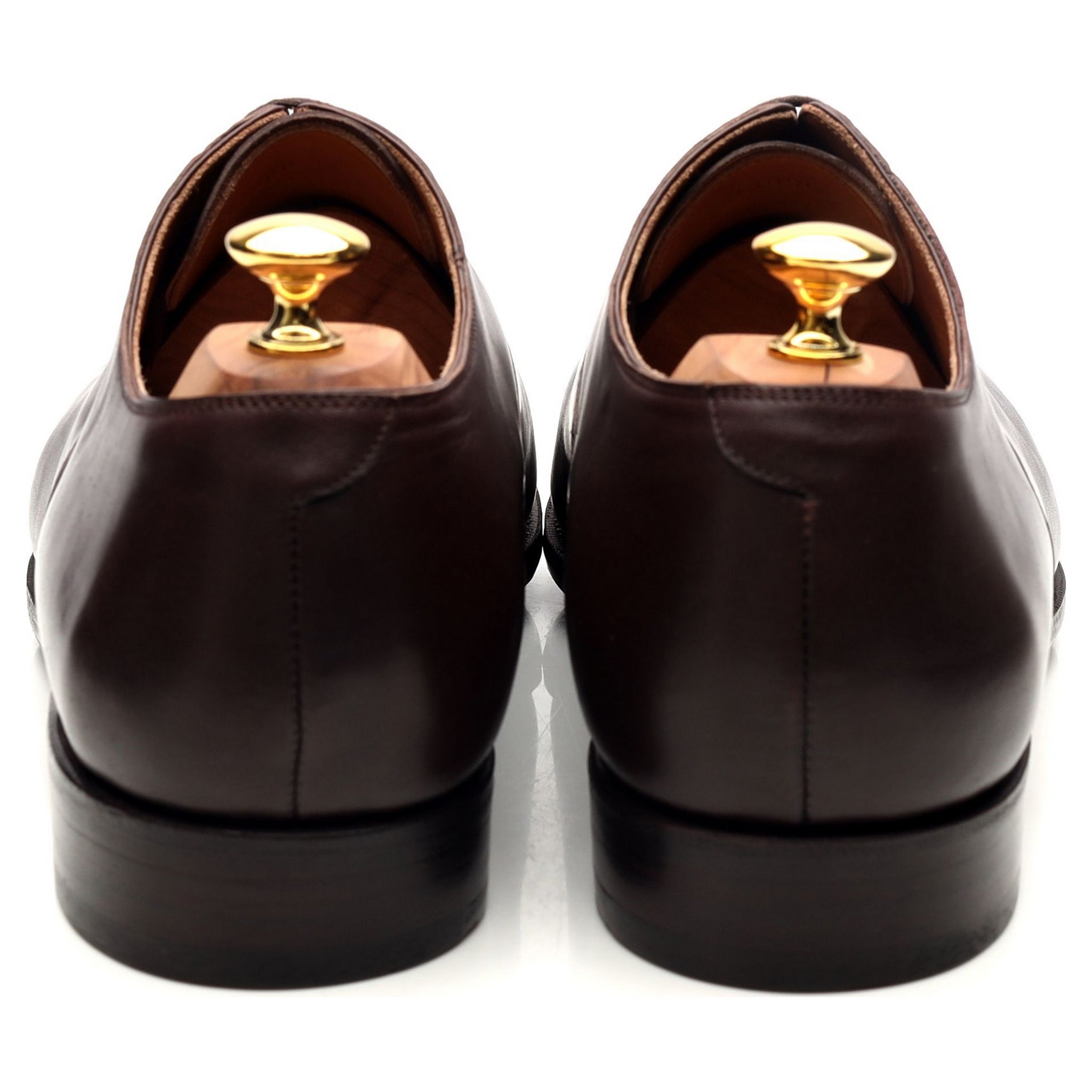 Meermin 101198 oxford cuir marron foncé pointure UK 12