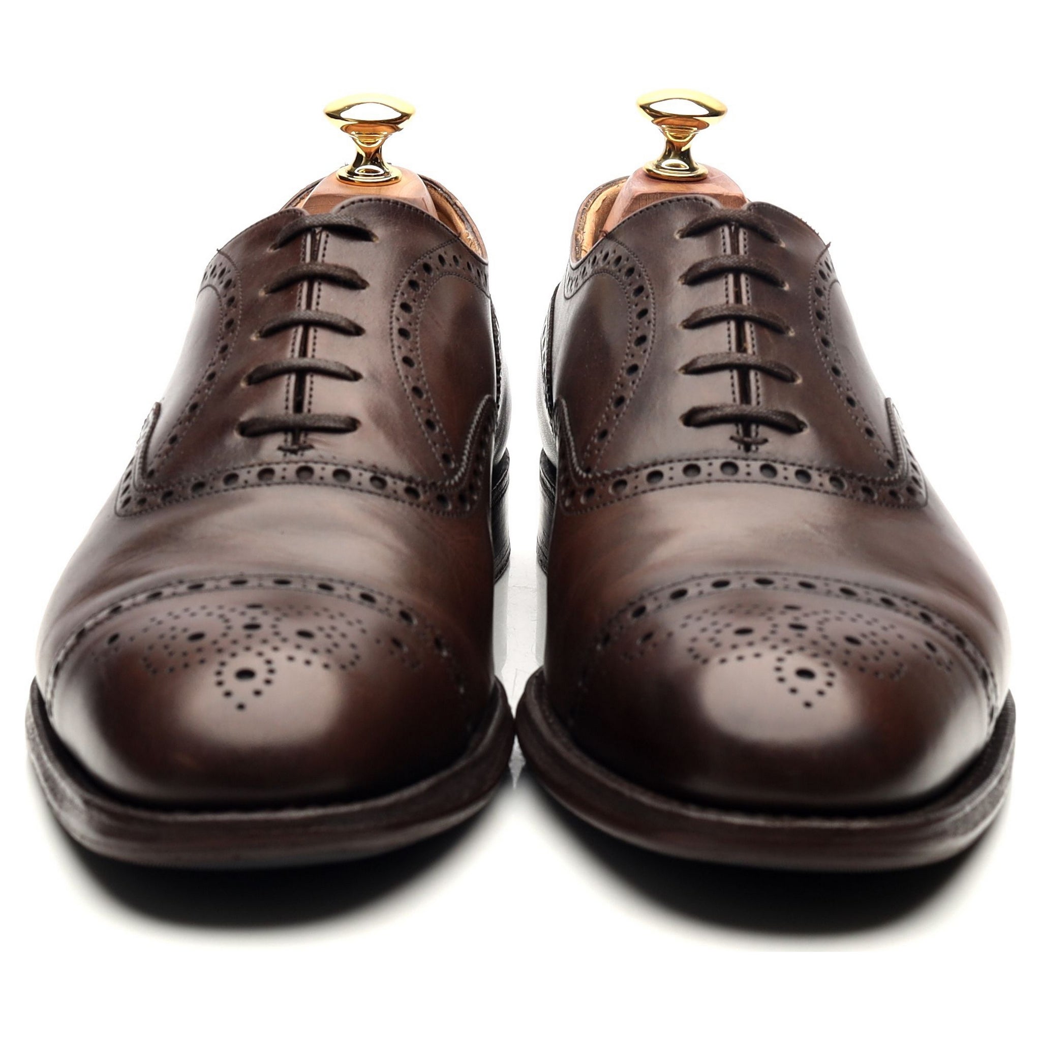 Church's Diplomat richelieu marron UK 9 demi-brogue