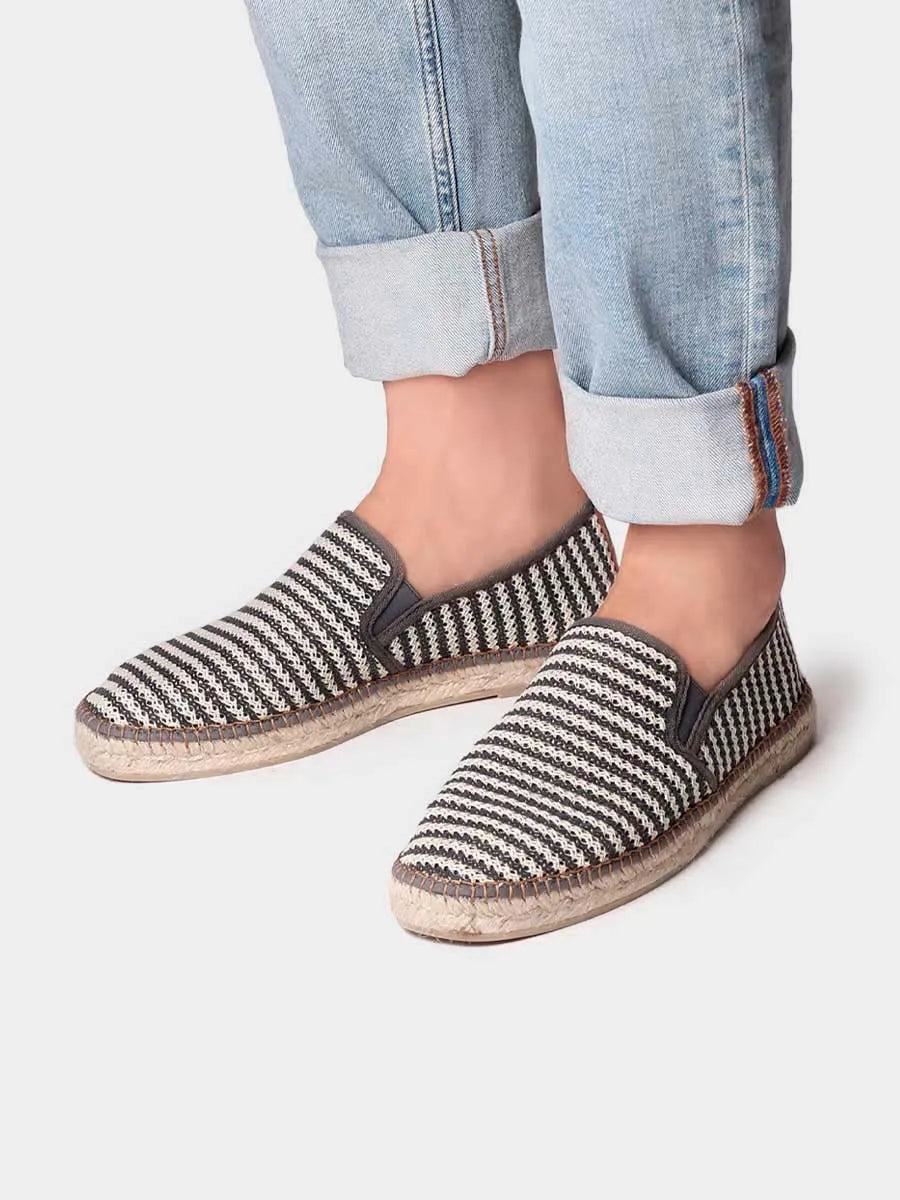 Toni Pons Delvin espadrille homme toile grise