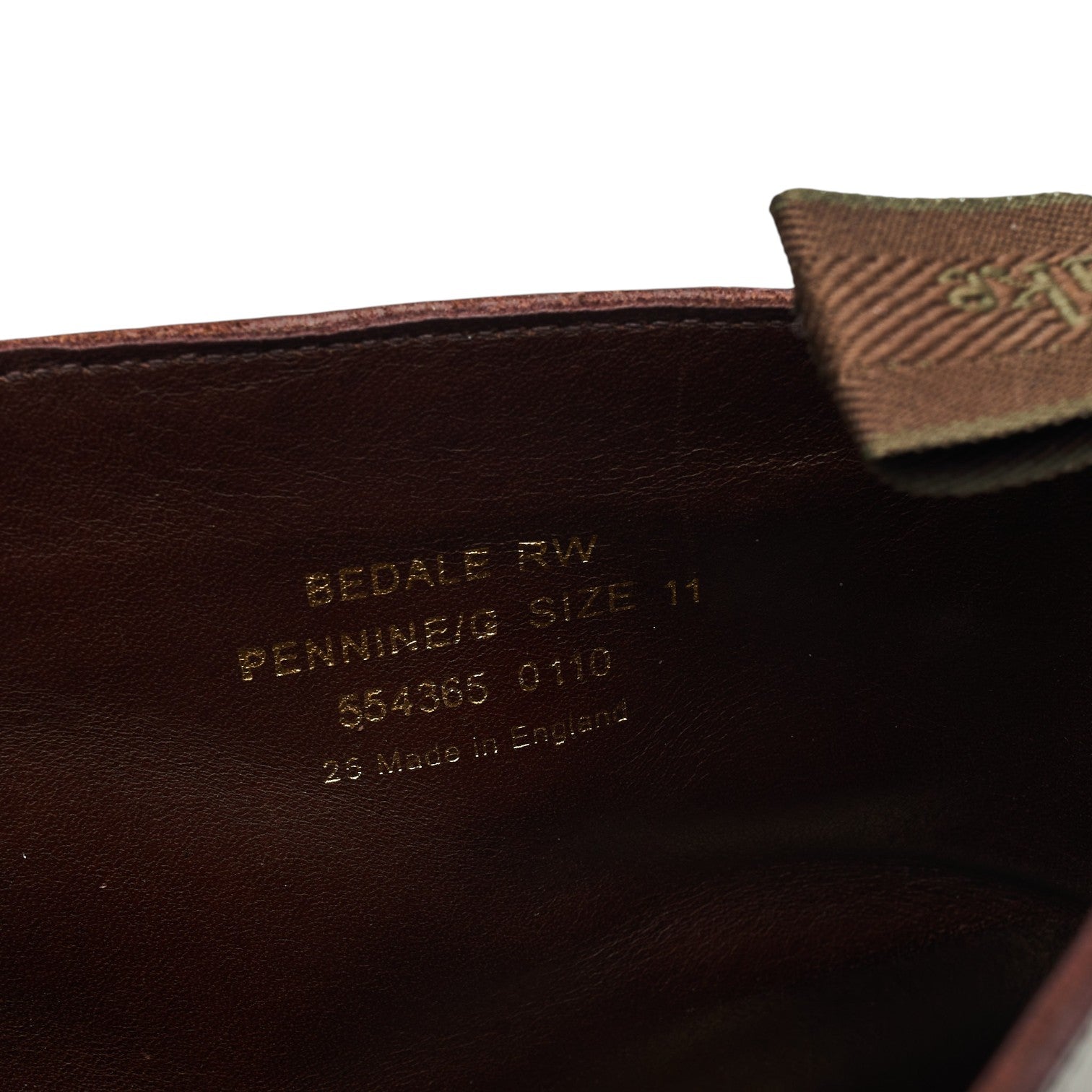 Loake 1880 Bedale bottines brogues cuir bordeaux UK 11