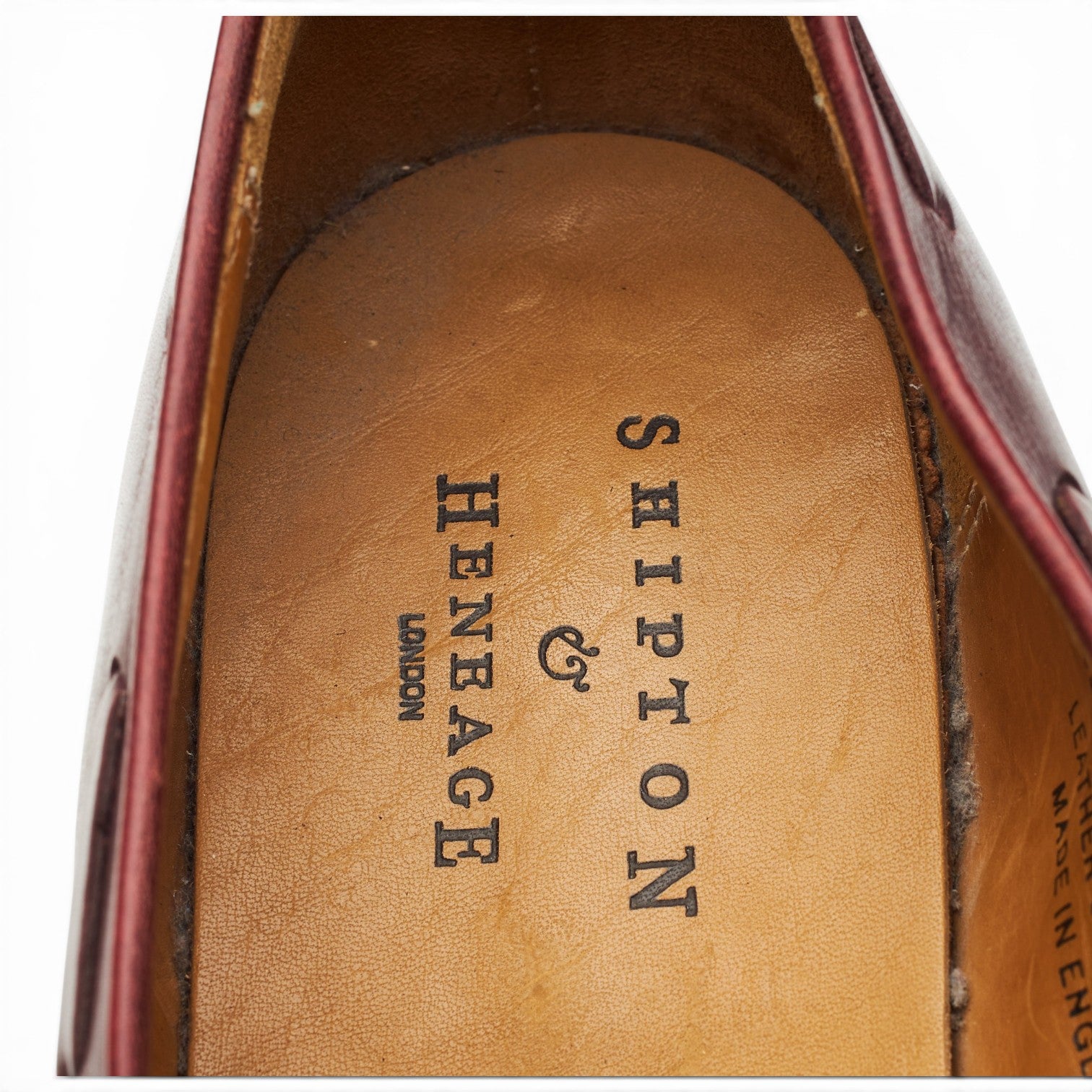 Shipton & Heneage Cavendish mocassins bordeaux UK 9.5