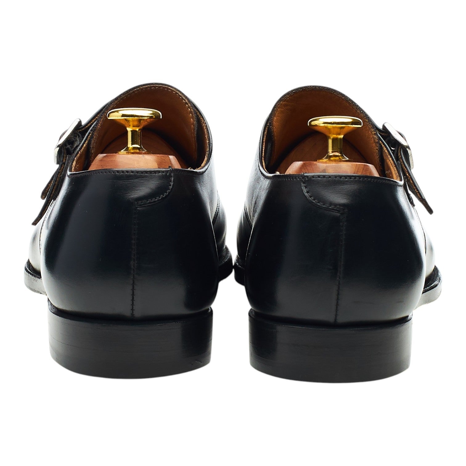 Crockett & Jones Lowndes monk cuir noir UK 8 boucles