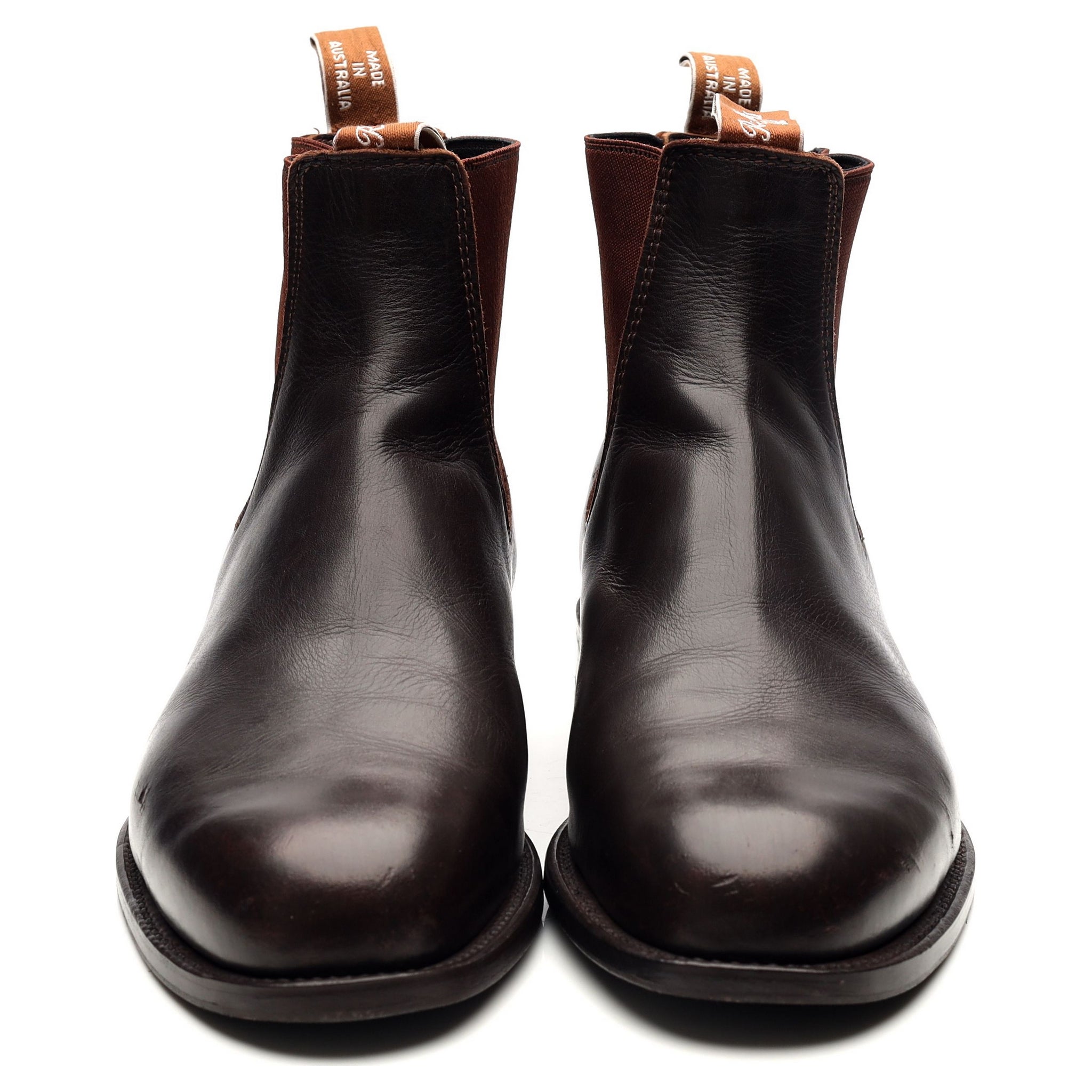R.M. Williams Comfort Turnout chelsea cuir marron UK 9