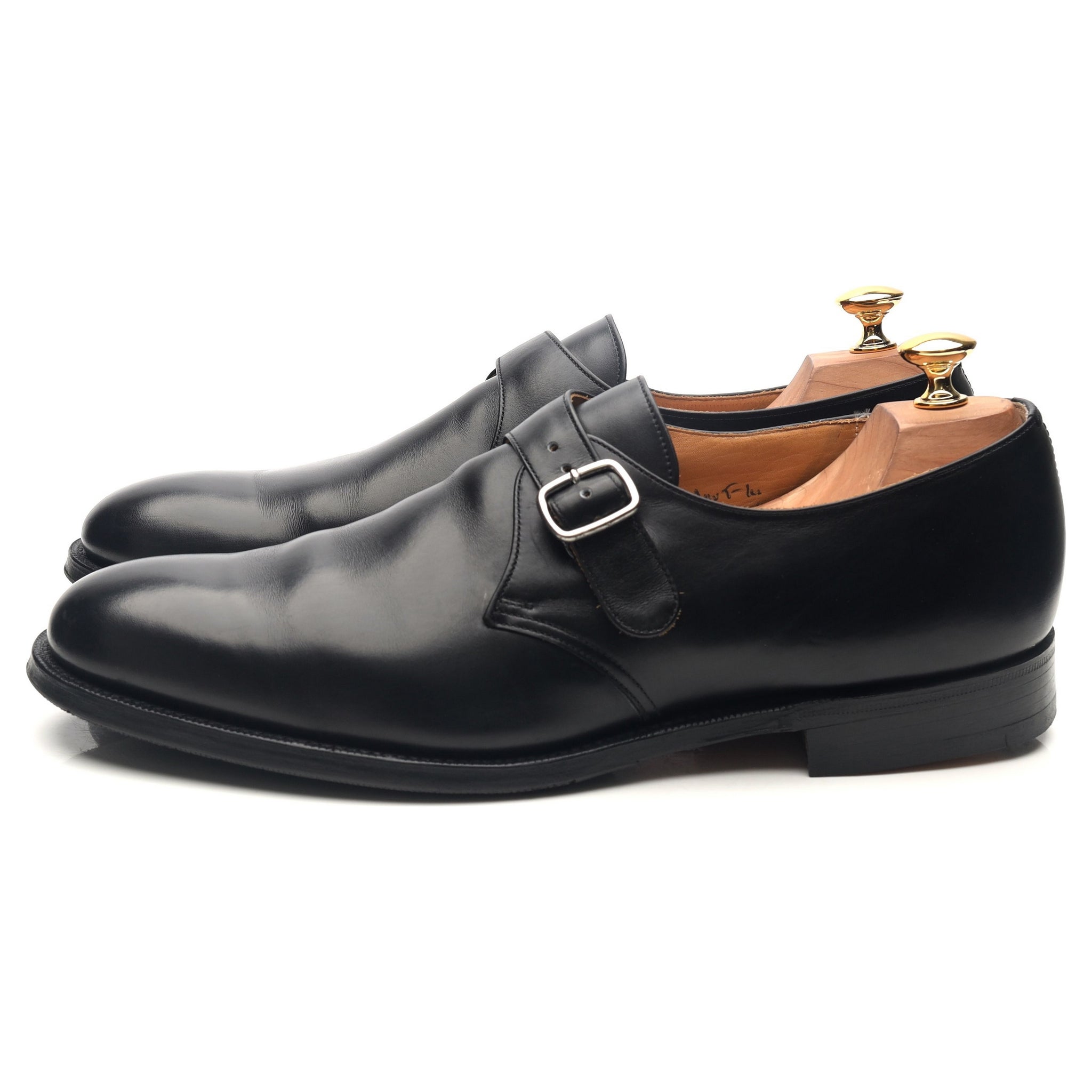 Church's Becket monk cuir noir UK 10