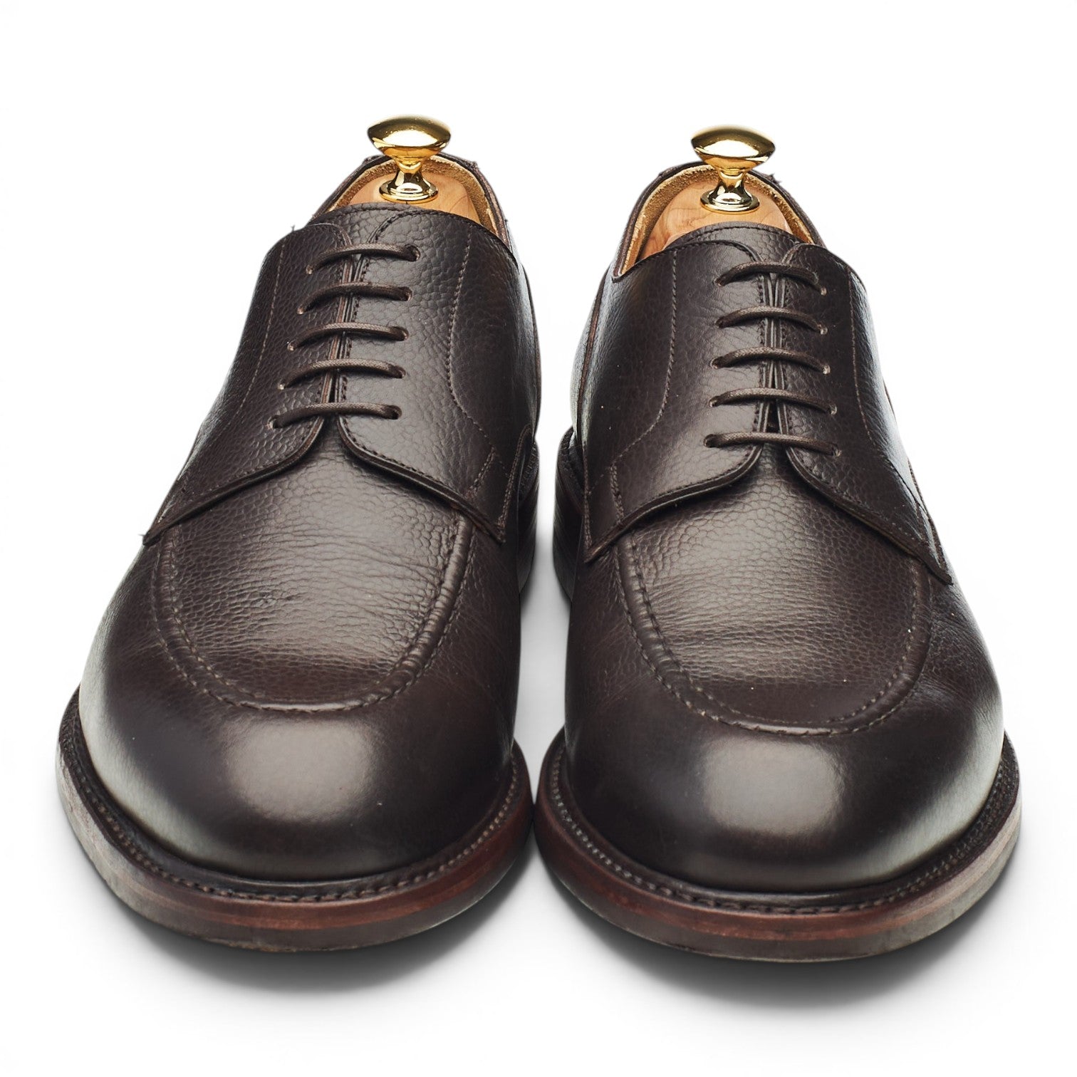 Berwick 4168 derby cuir grain marron pointure UK 11.5