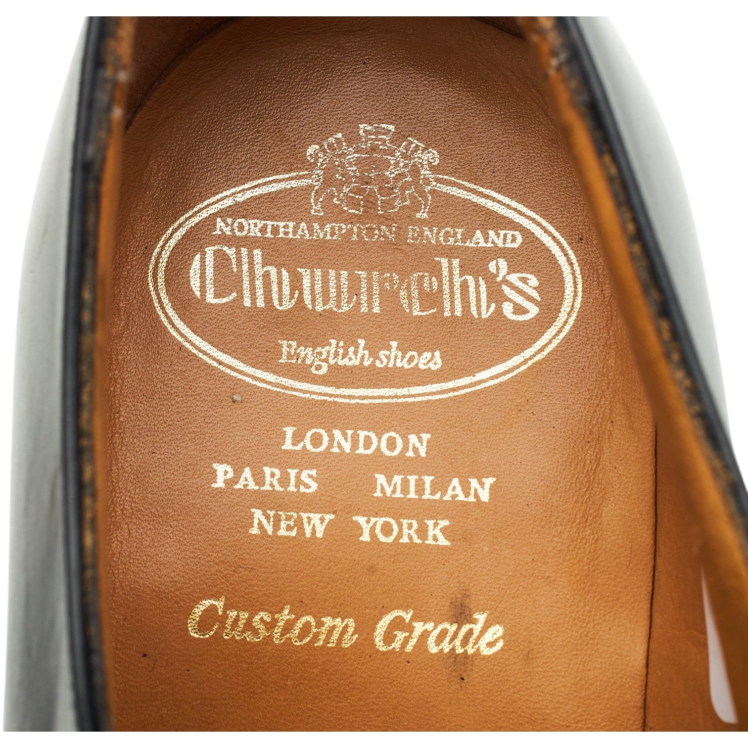 Church's Cartmel derbys homme cuir noir UK 7