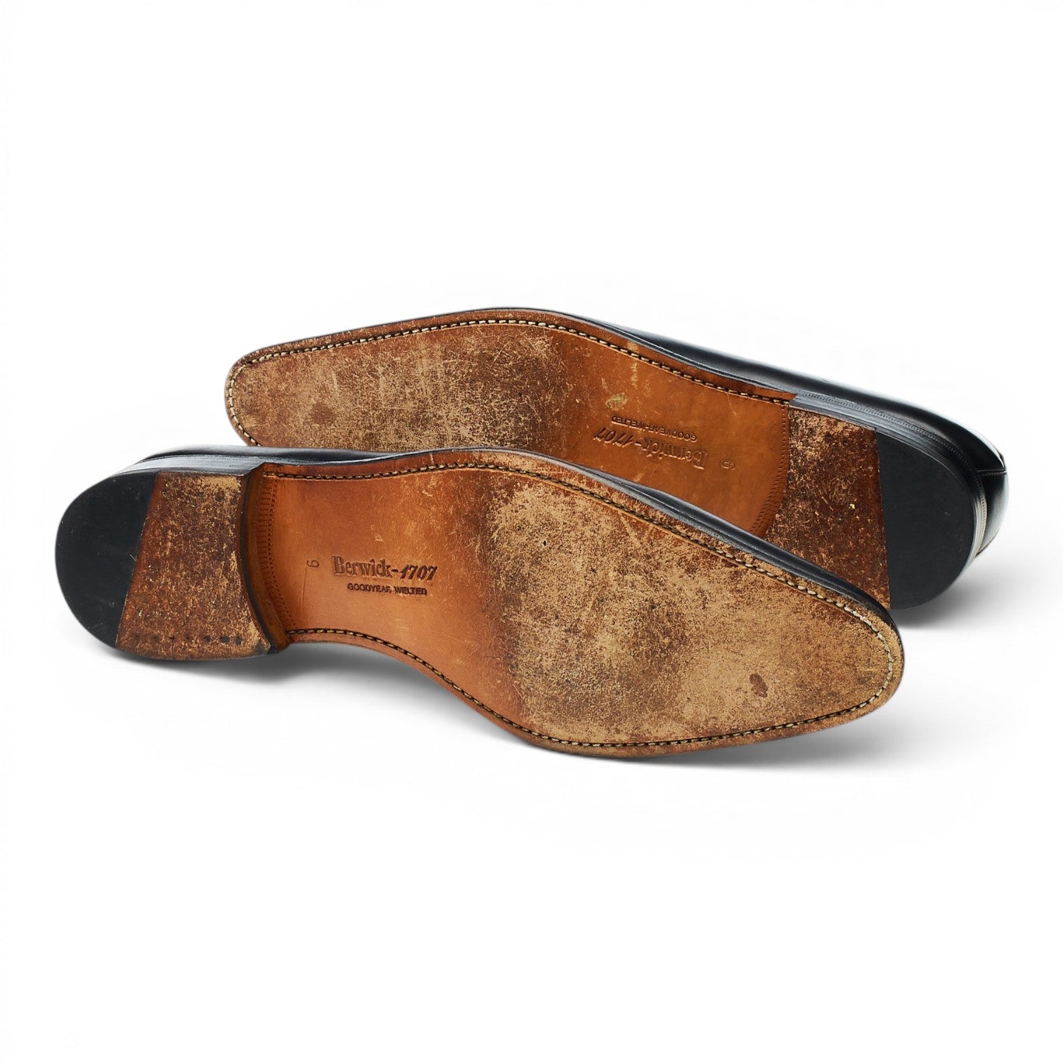Berwick 2750 richelieu cuir noir pointure UK 9