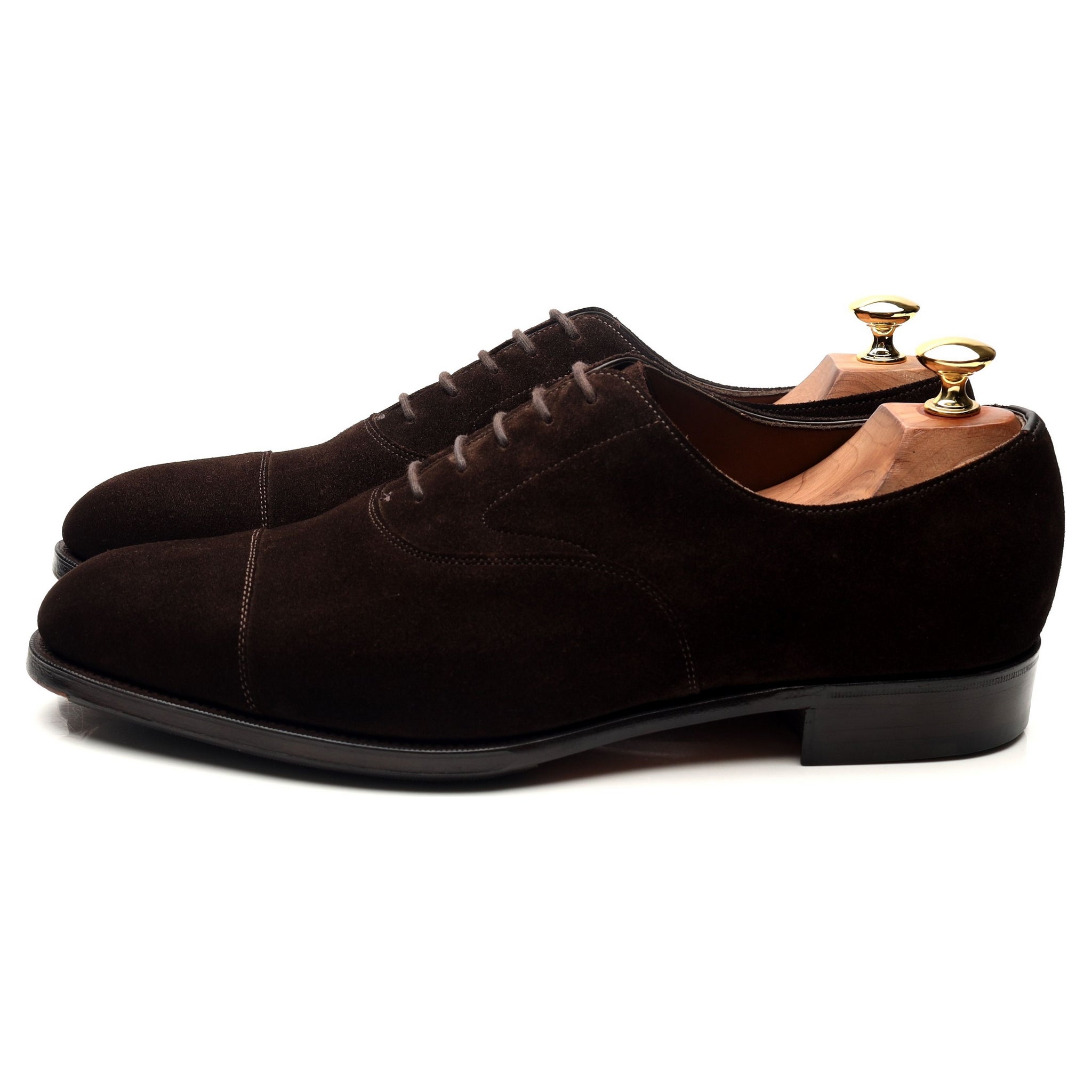 Edward Green Chelsea richelieu suède marron UK 9