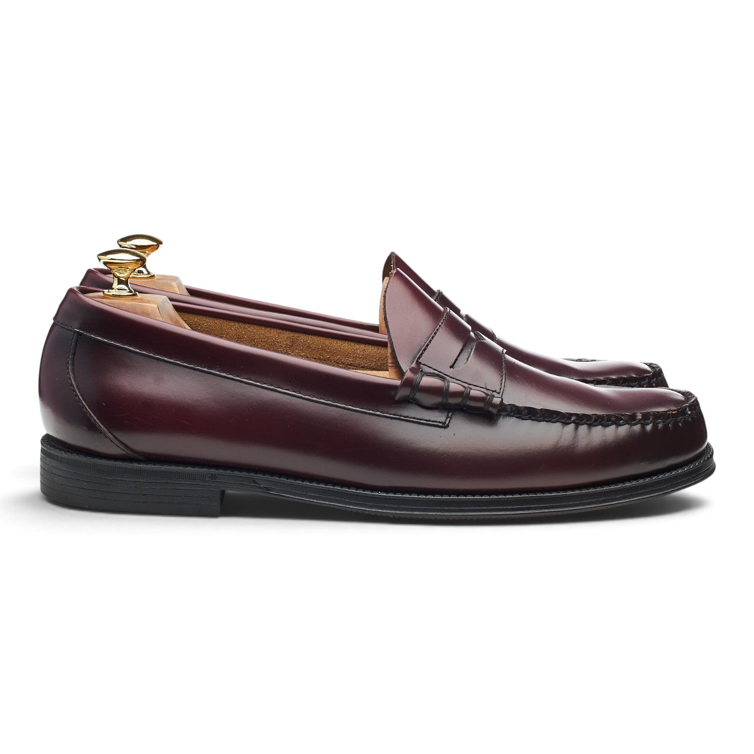 G.H. Bass Weejuns mocassins cuir bordeaux UK 11