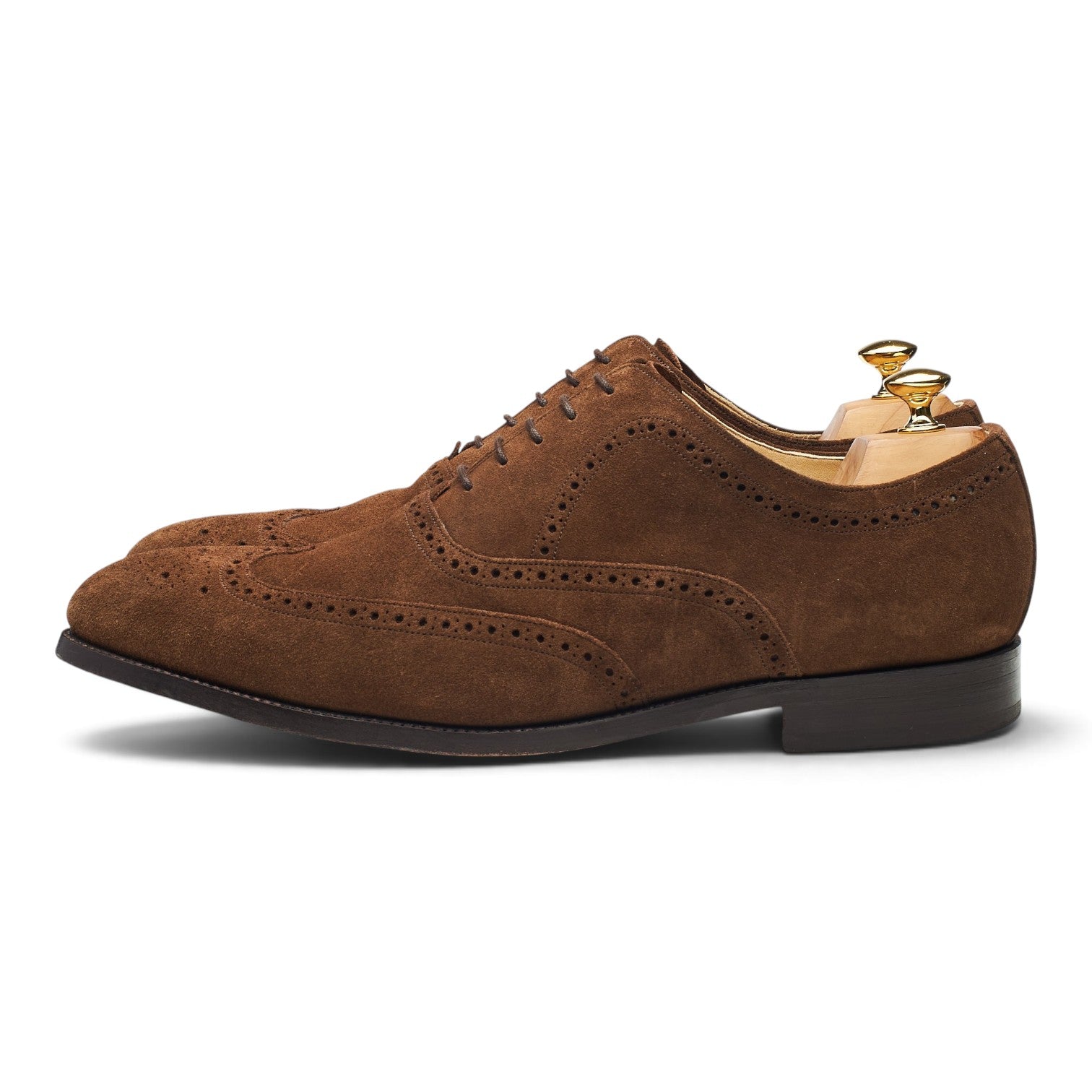Barker Hampstead richelieu daim marron pointure UK 12 G