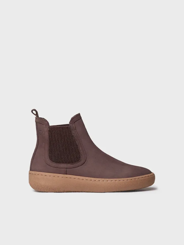 Toni Pons Serra bottine nubuck femme élastiques semelle 4 cm