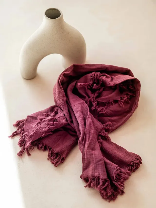 Toni Pons Fatima foulard coton léger 120 cm