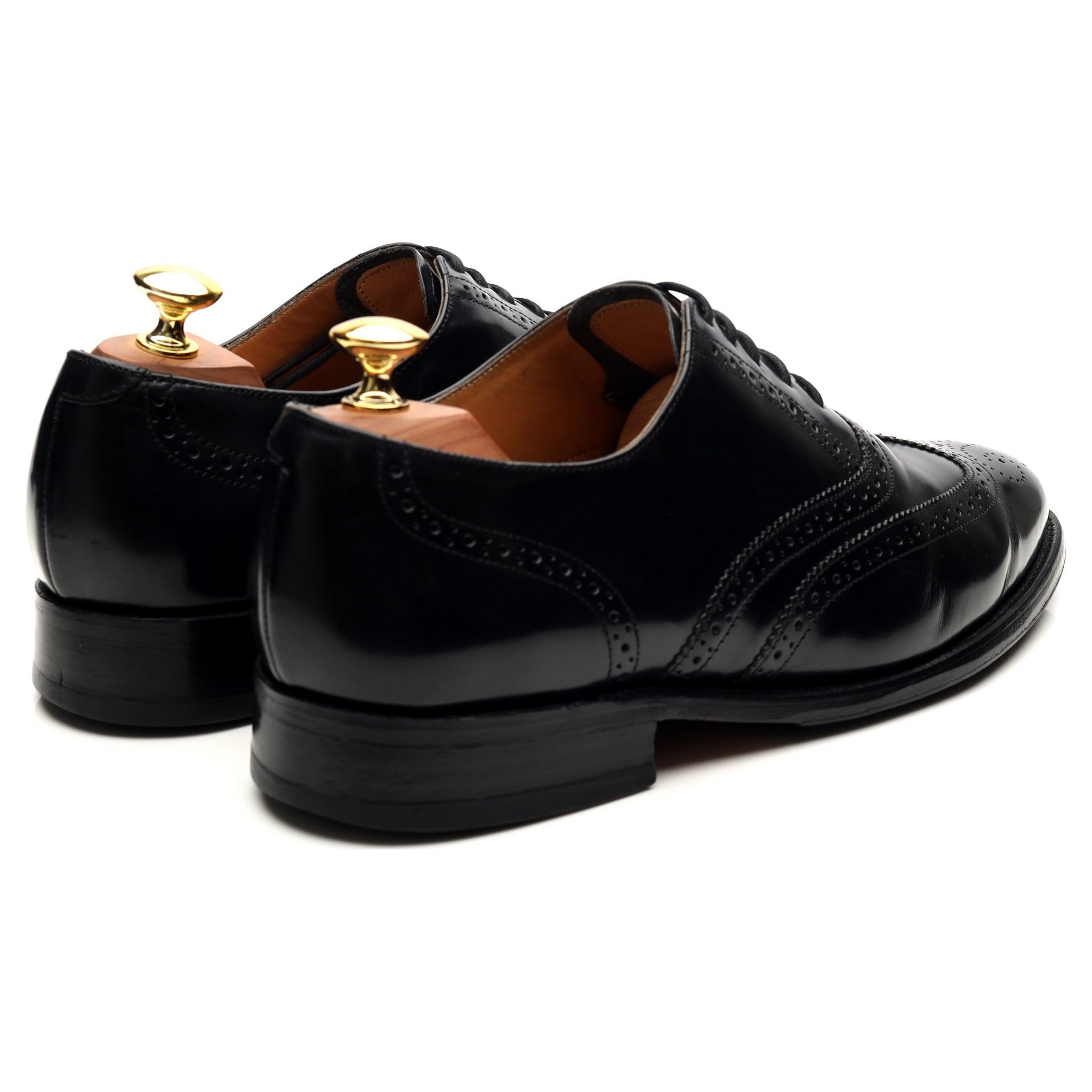 Barker Albert derby cuir noir large 8 UK