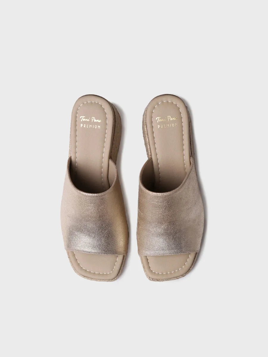 Toni Pons Marlene espadrille femme daim talon 8 cm
