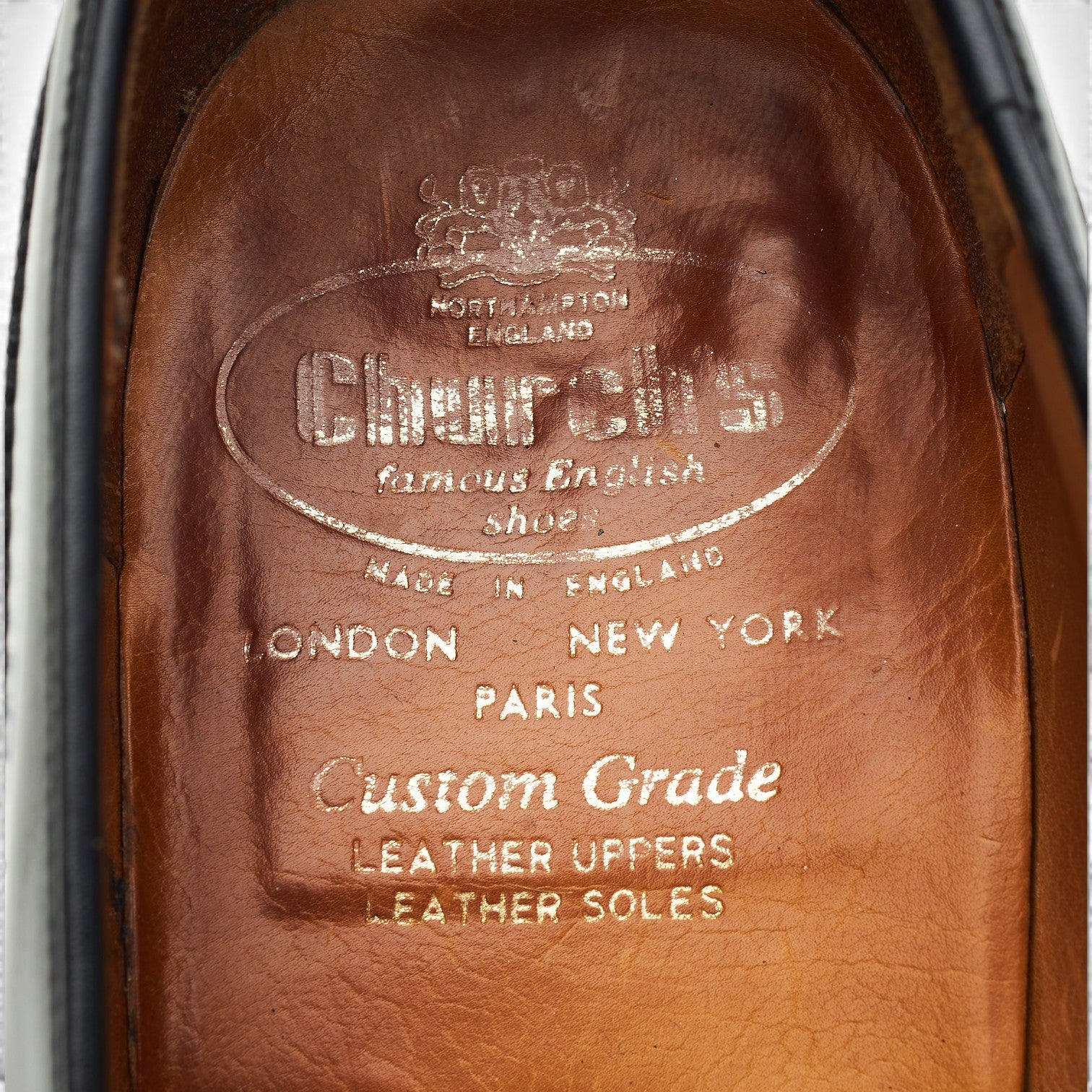 Church's Madison mocassins cuir noir UK 9.5