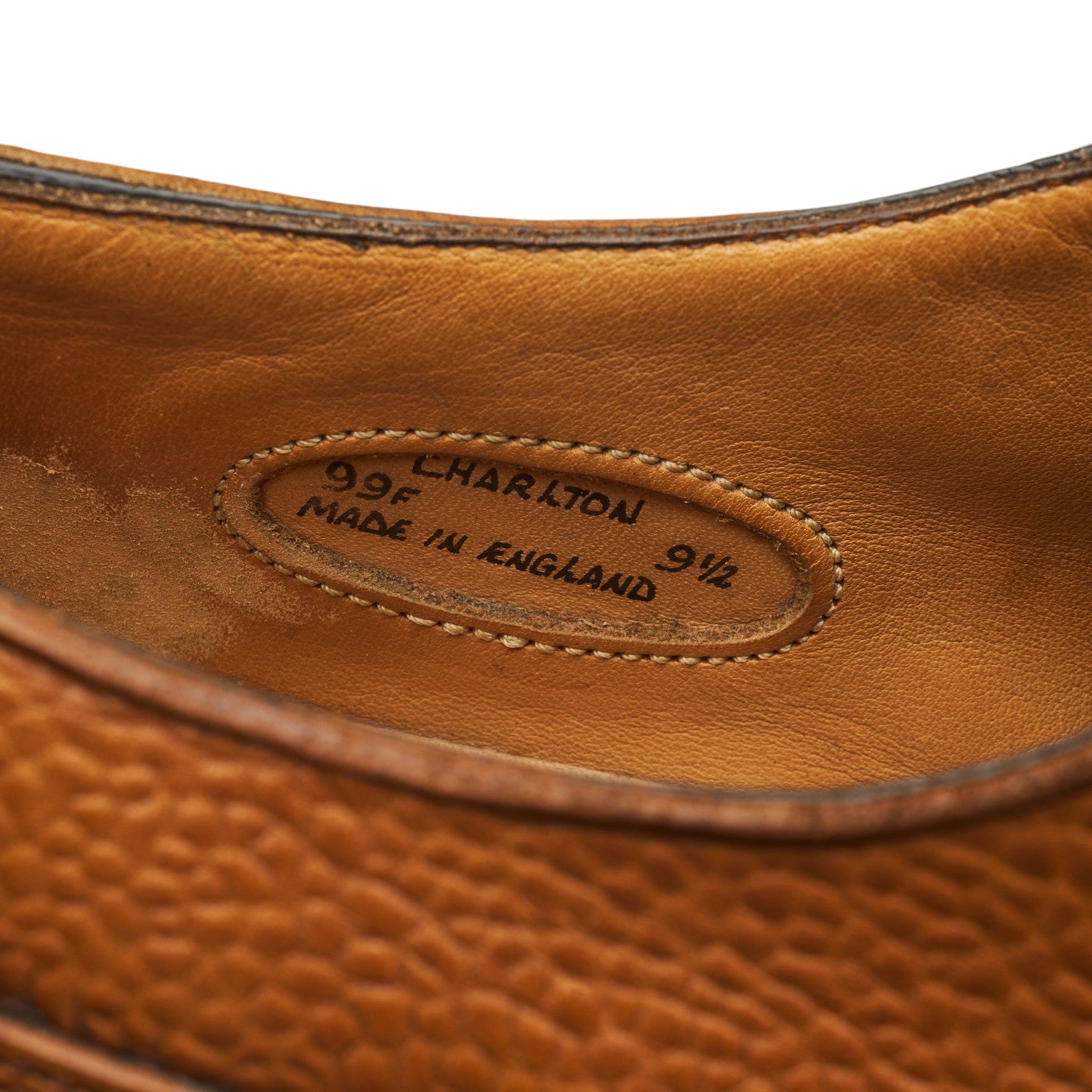 Alfred Sargent Charlton derby cuir grainé pointure 9,5