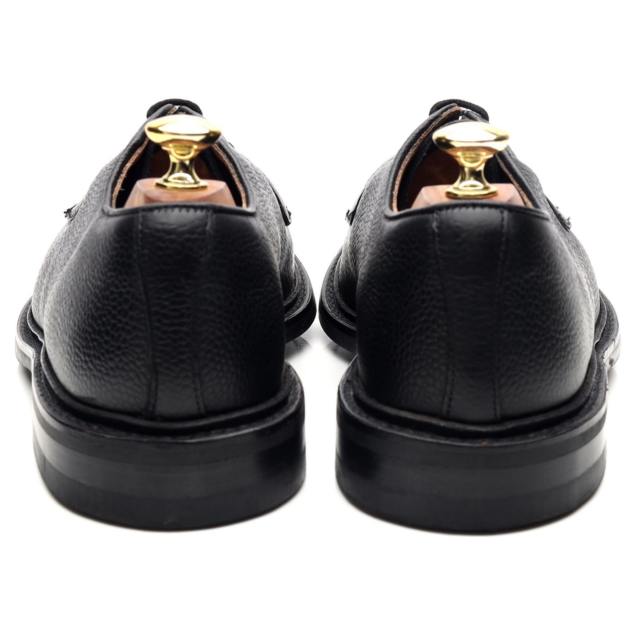 Tricker's Fenwick derby cuir noir grainé UK 7
