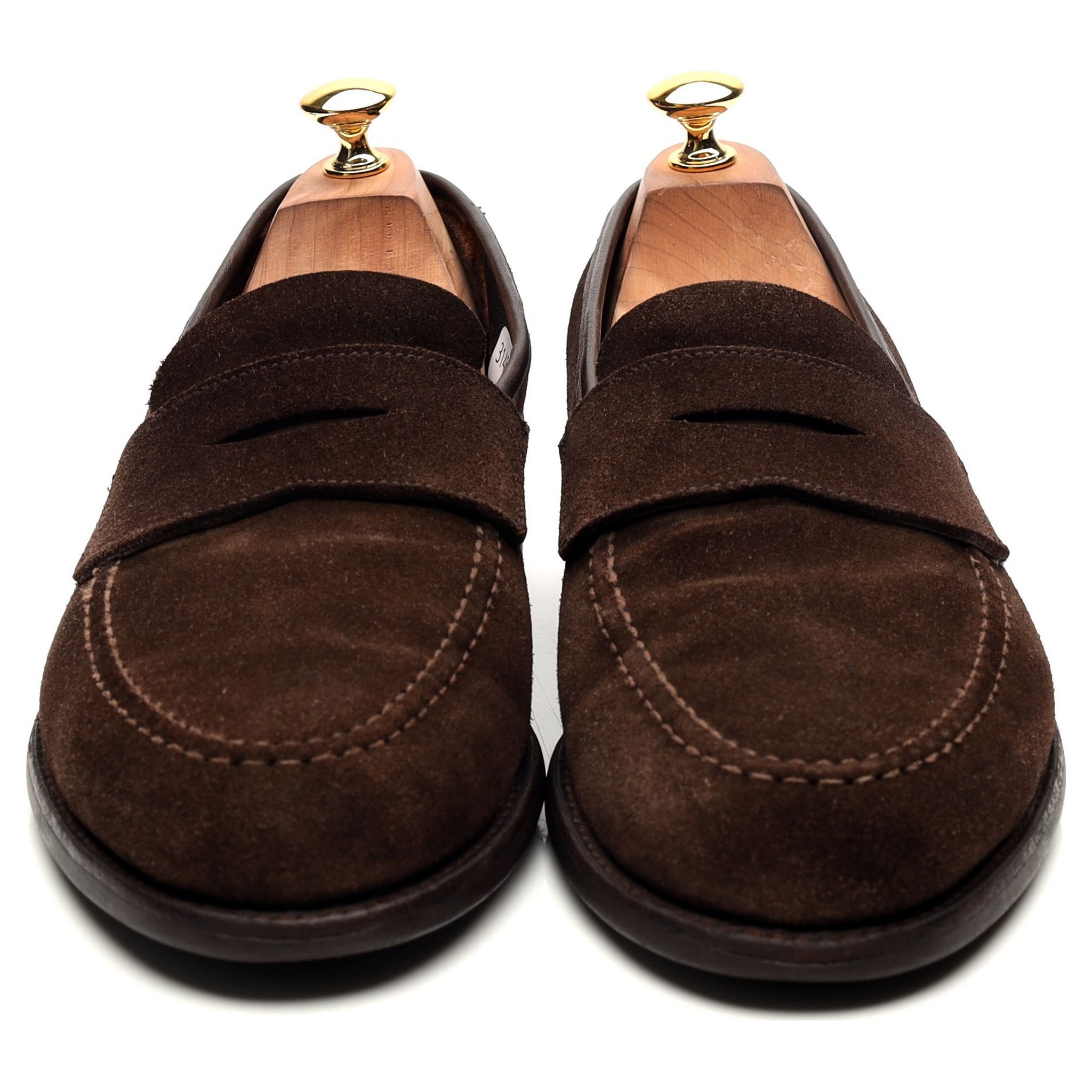 Crockett & Jones Harvard 2 mocassins suède marron UK 10