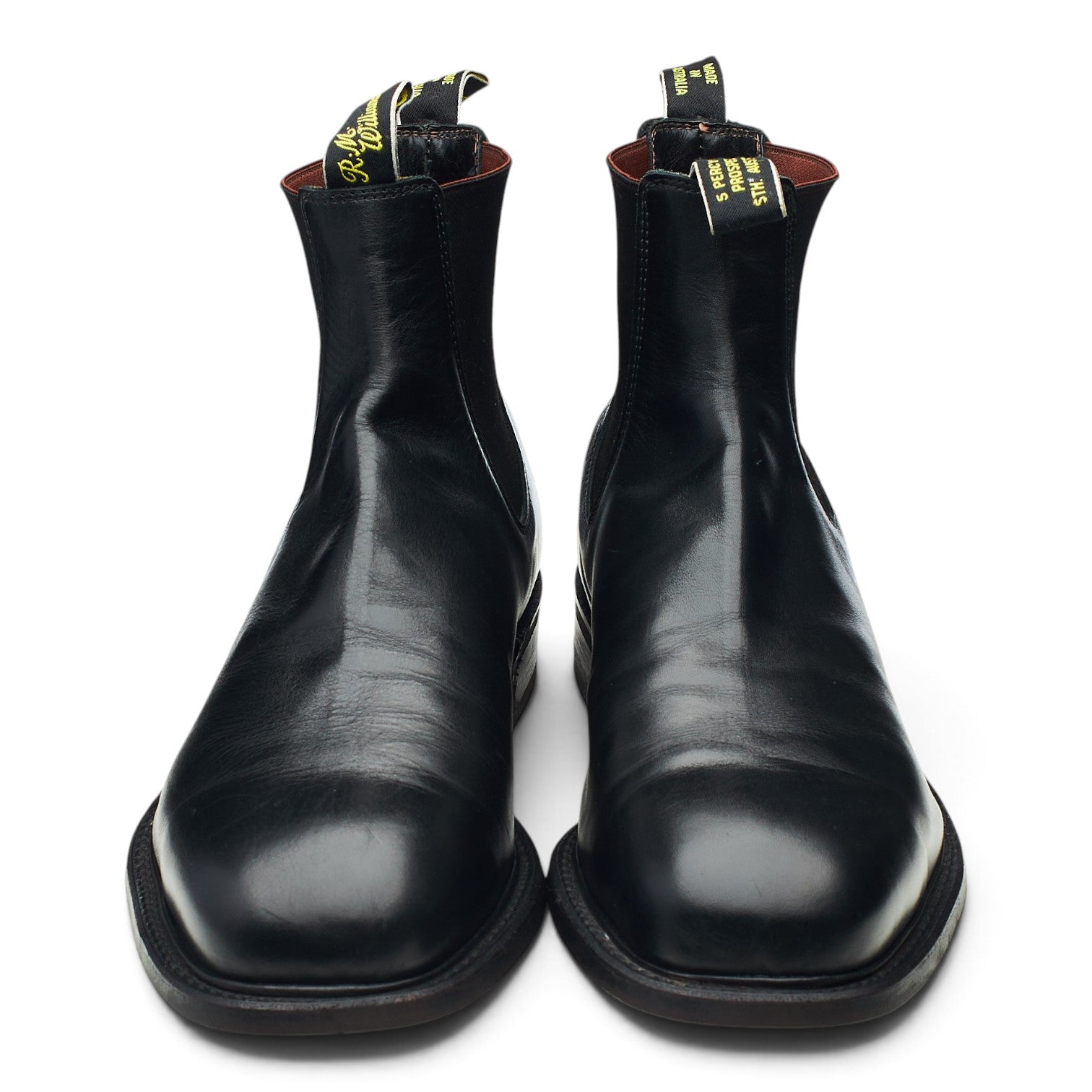 R.M. Williams Comfort Craftsman bottines cuir noir UK 13