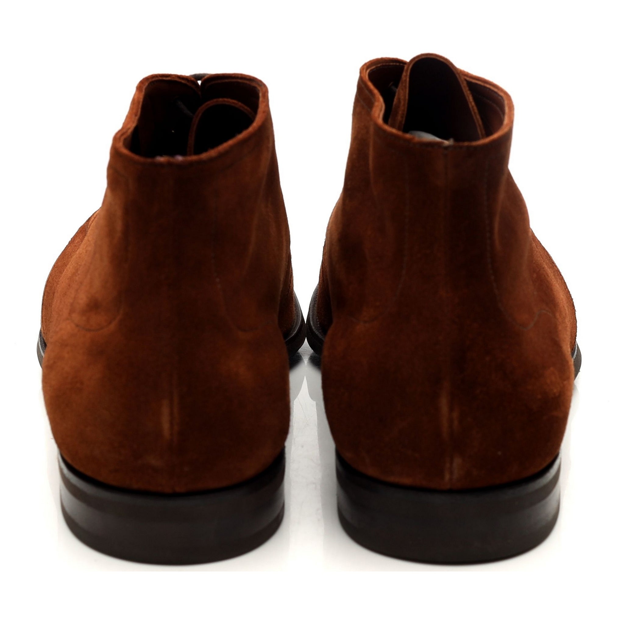 Edward Green Shanklin bottines chukka daim marron UK 11.5